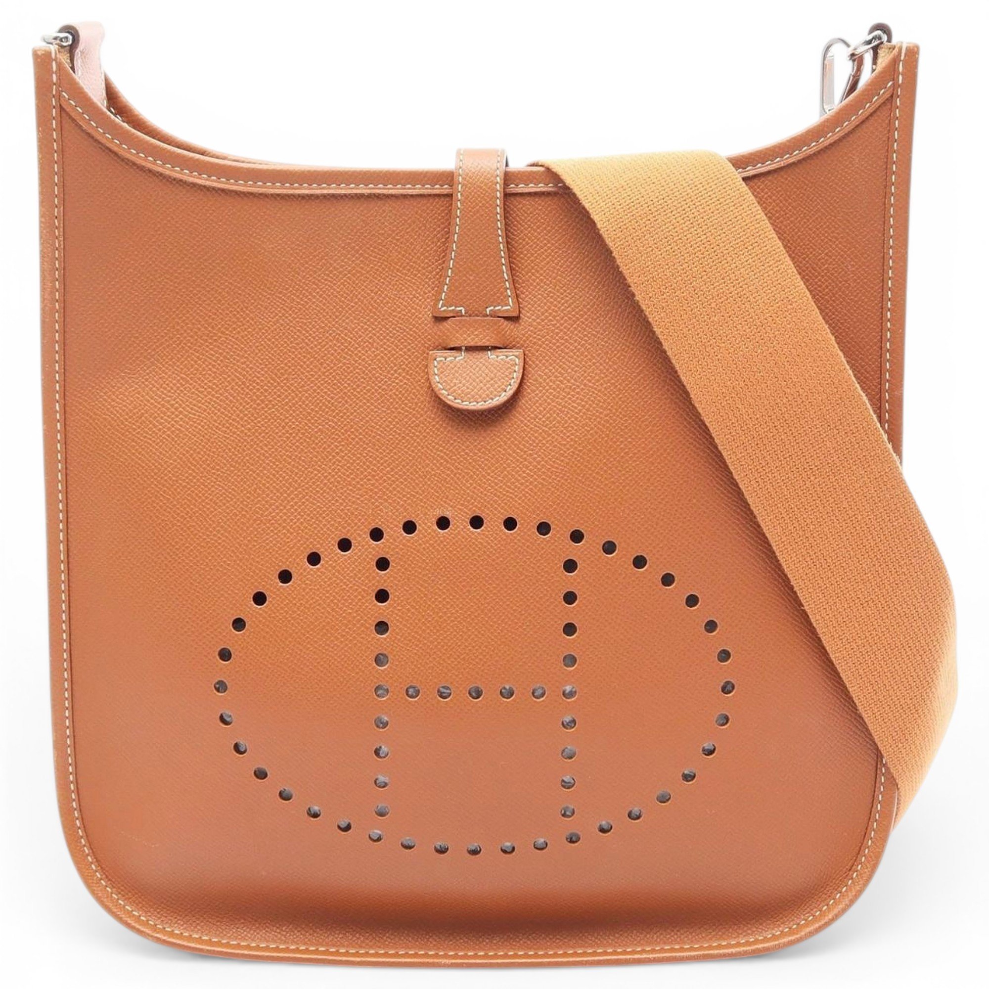 Evelyne leather handbag