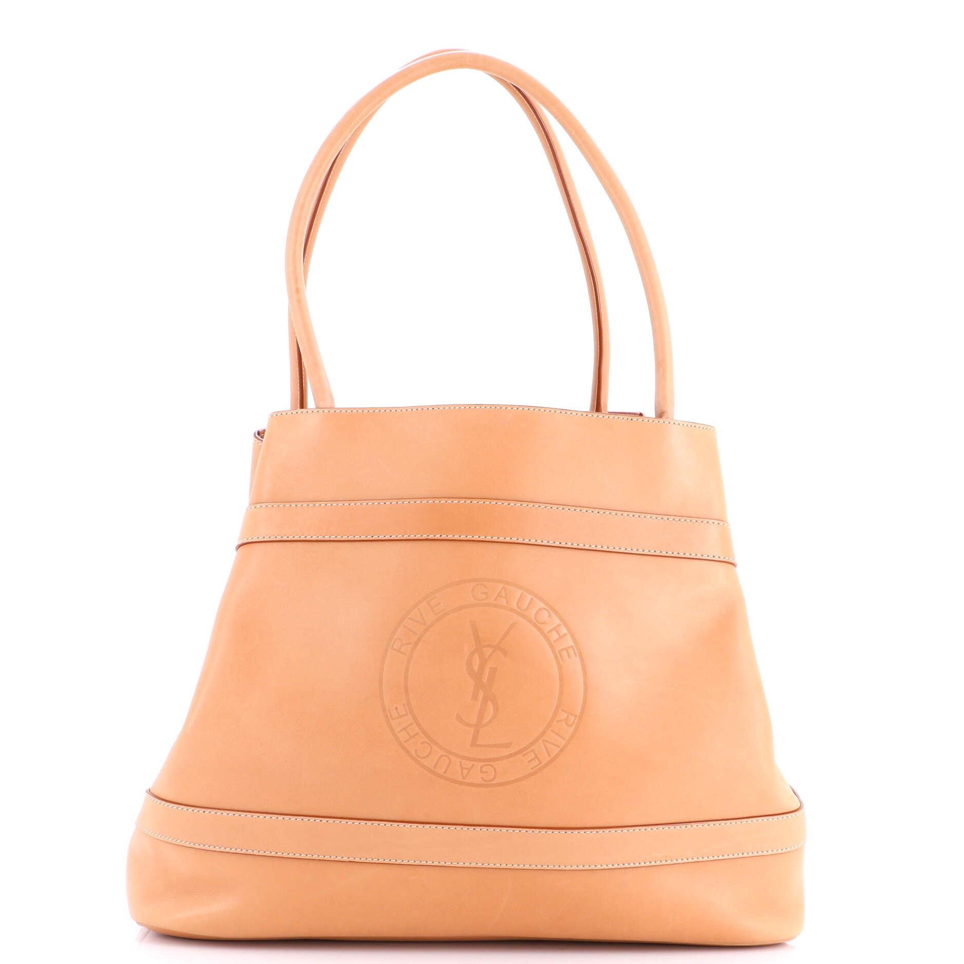Rive Gauche Tote Bag Leather Large
