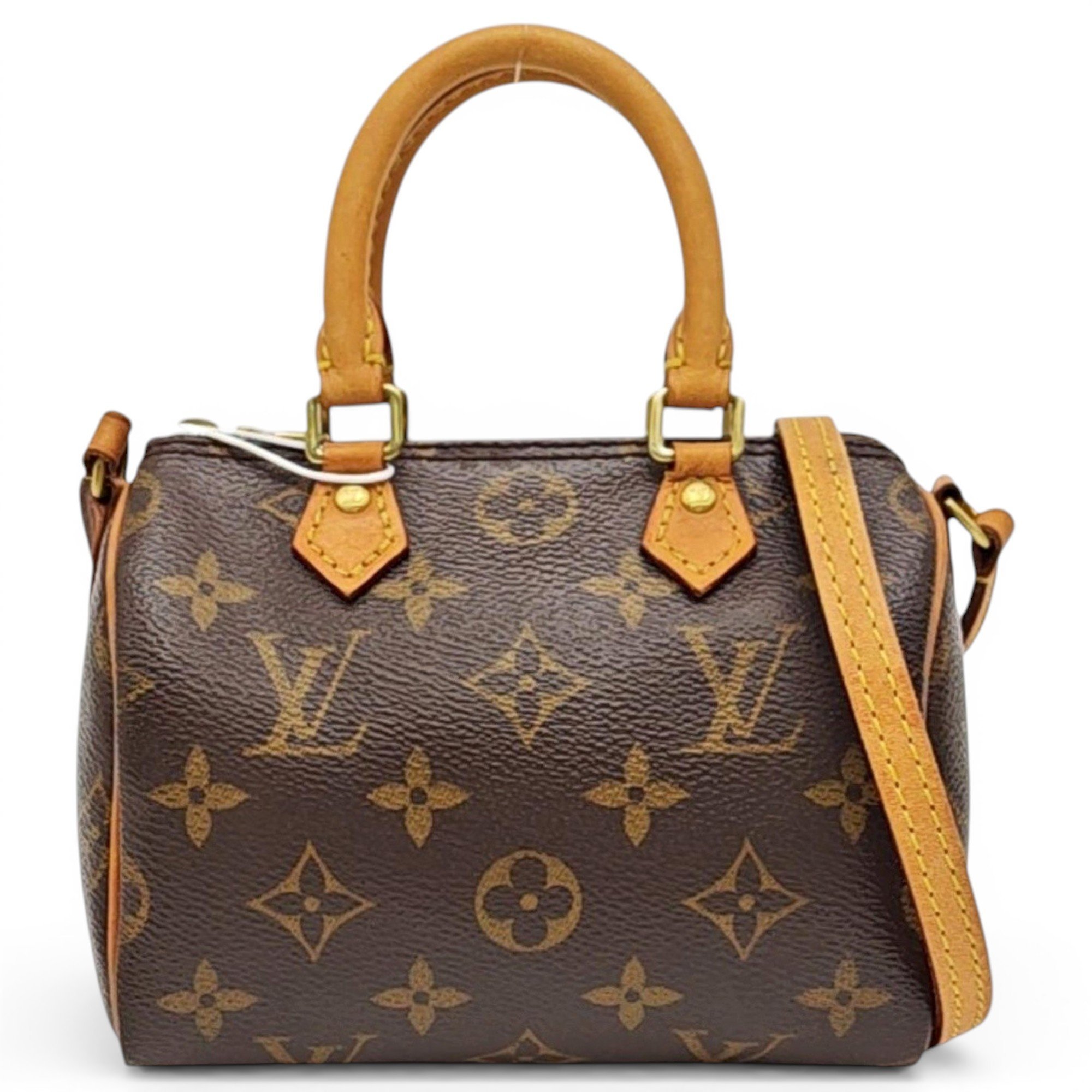 Nano Speedy / Mini HL leather handbag