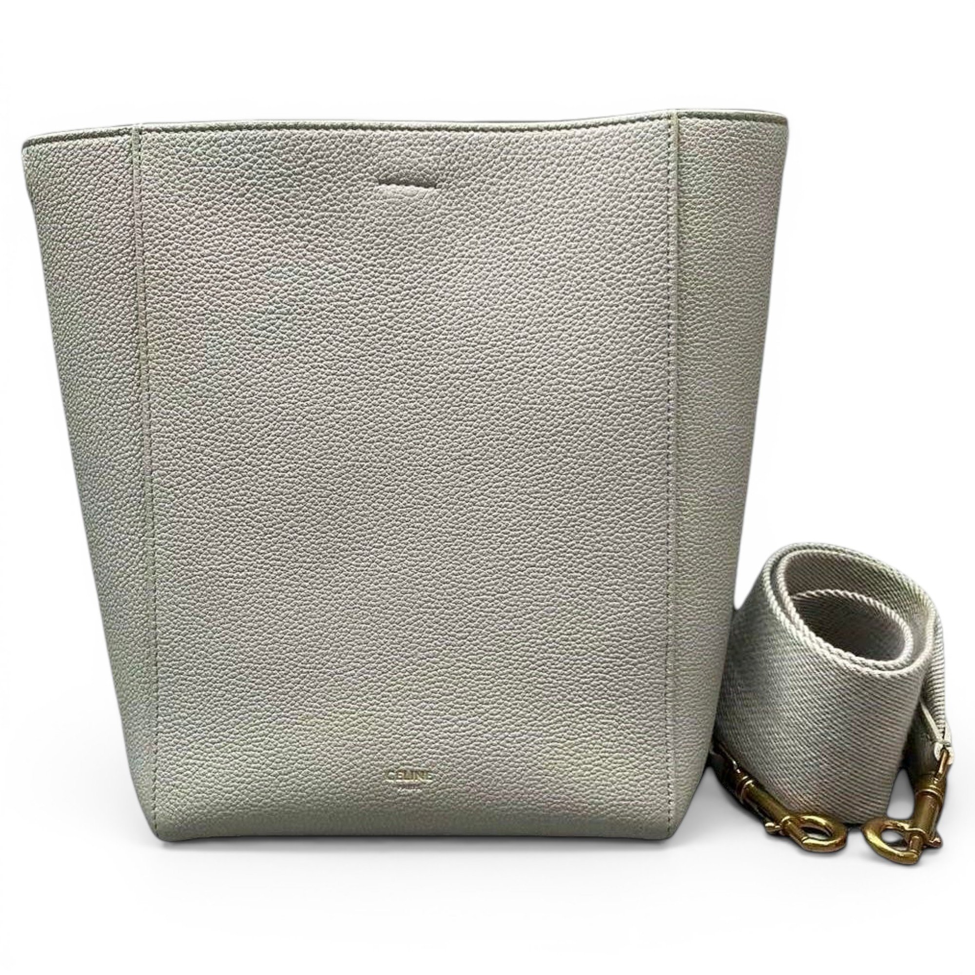 Seau Sangle leather handbag