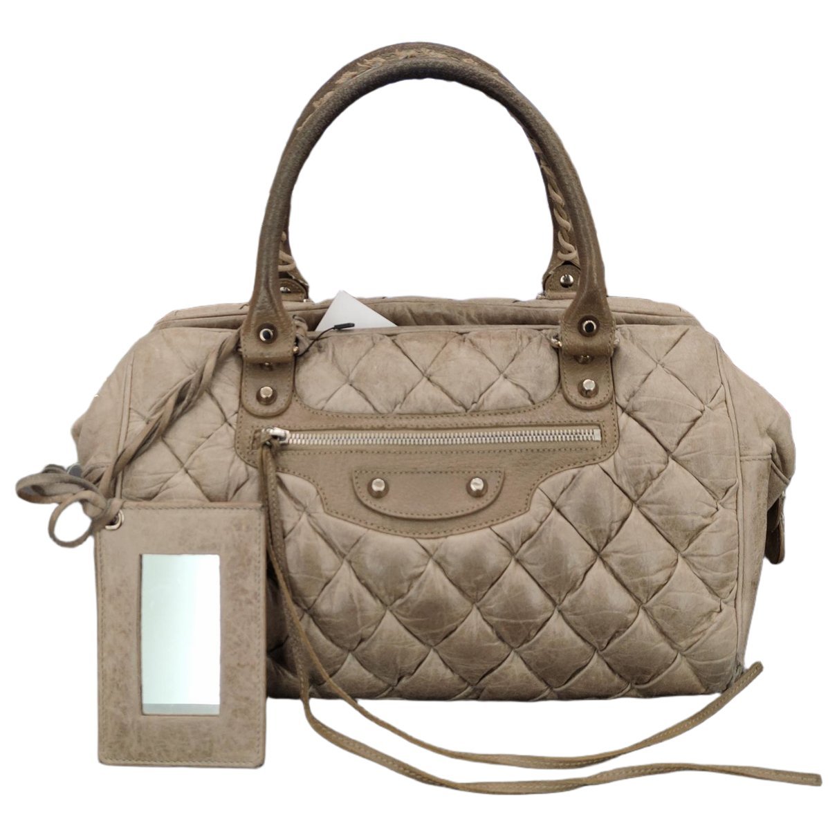 Leather handbag