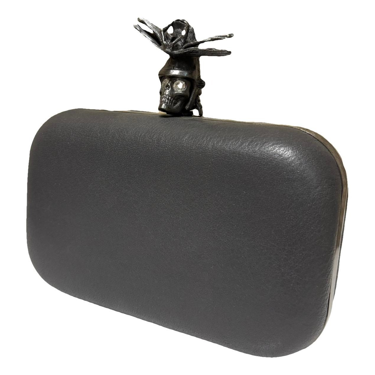 Knuckle leather handbag