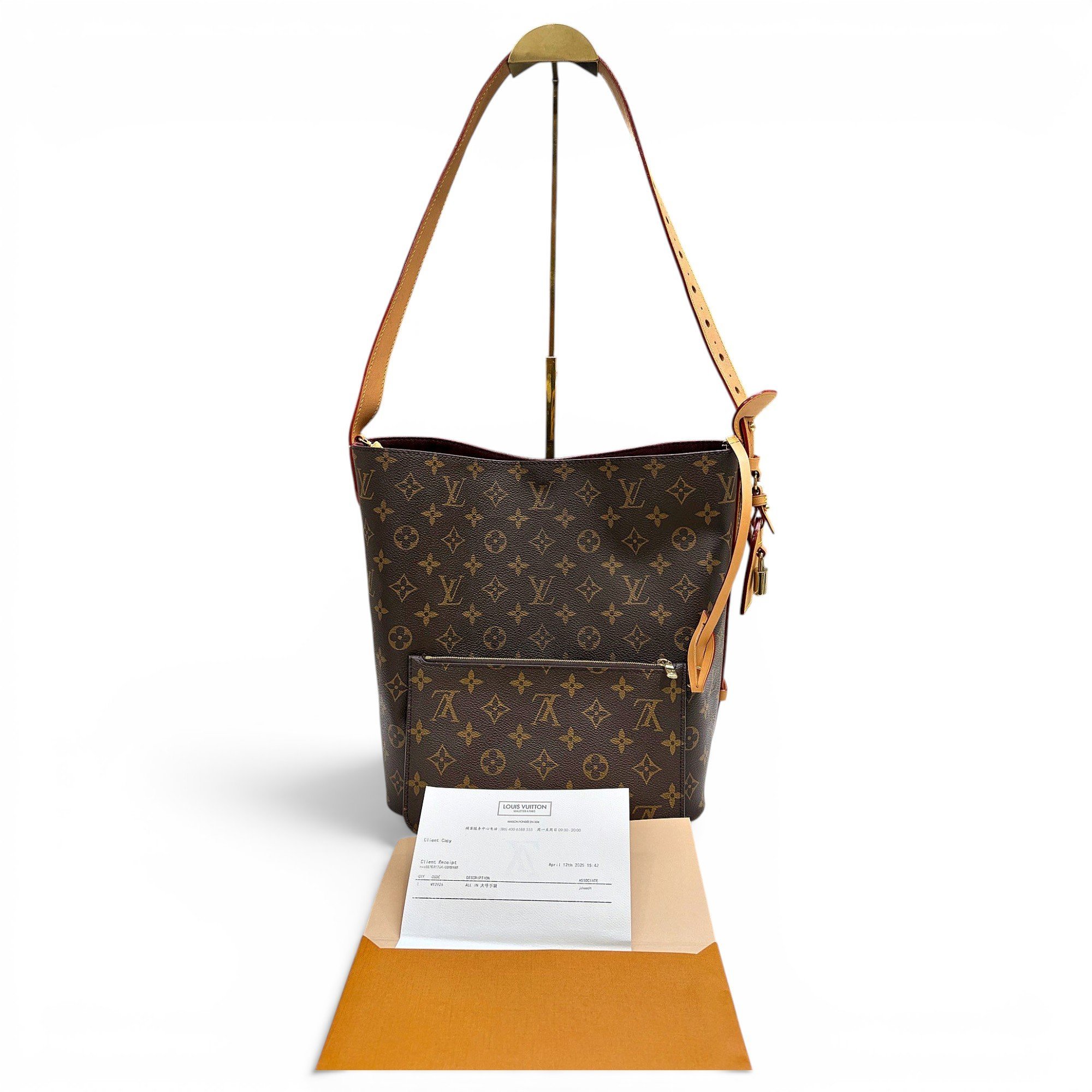 Leather crossbody bag