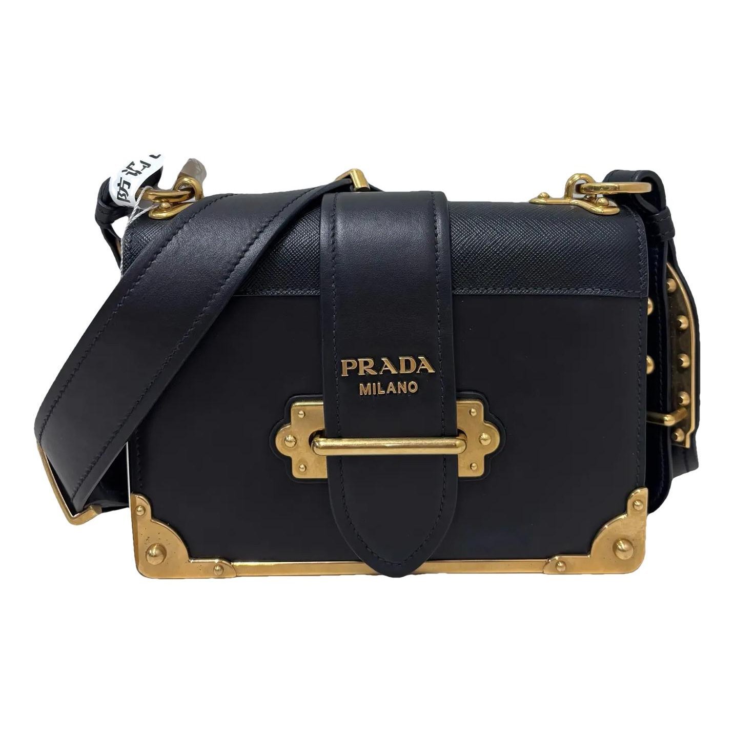 Cahier leather crossbody bag