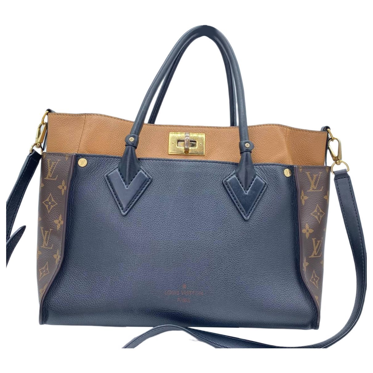 On My Side leather tote