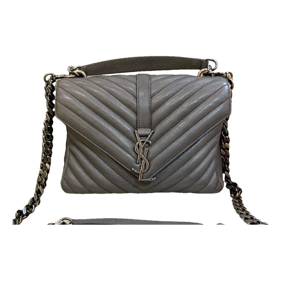 Collége monogramme leather handbag