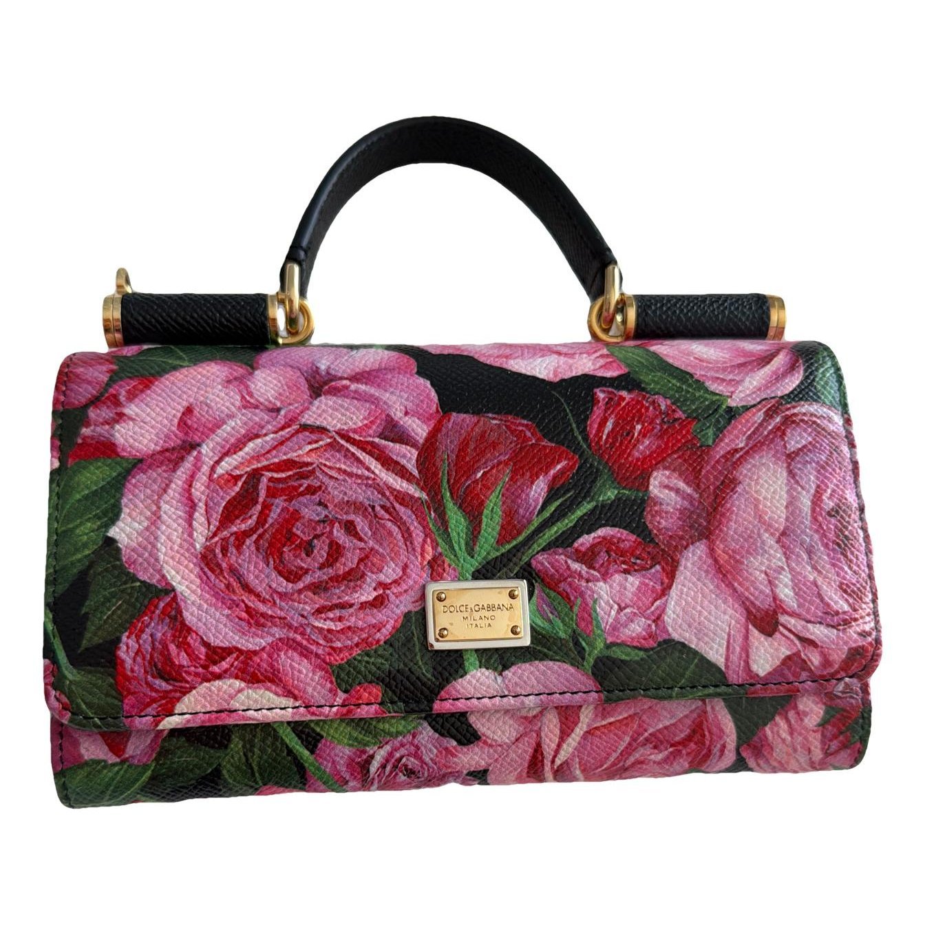 Leather clutch bag