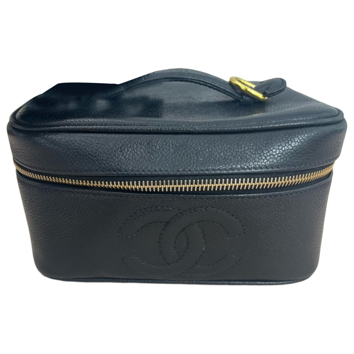 Vanity leather handbag