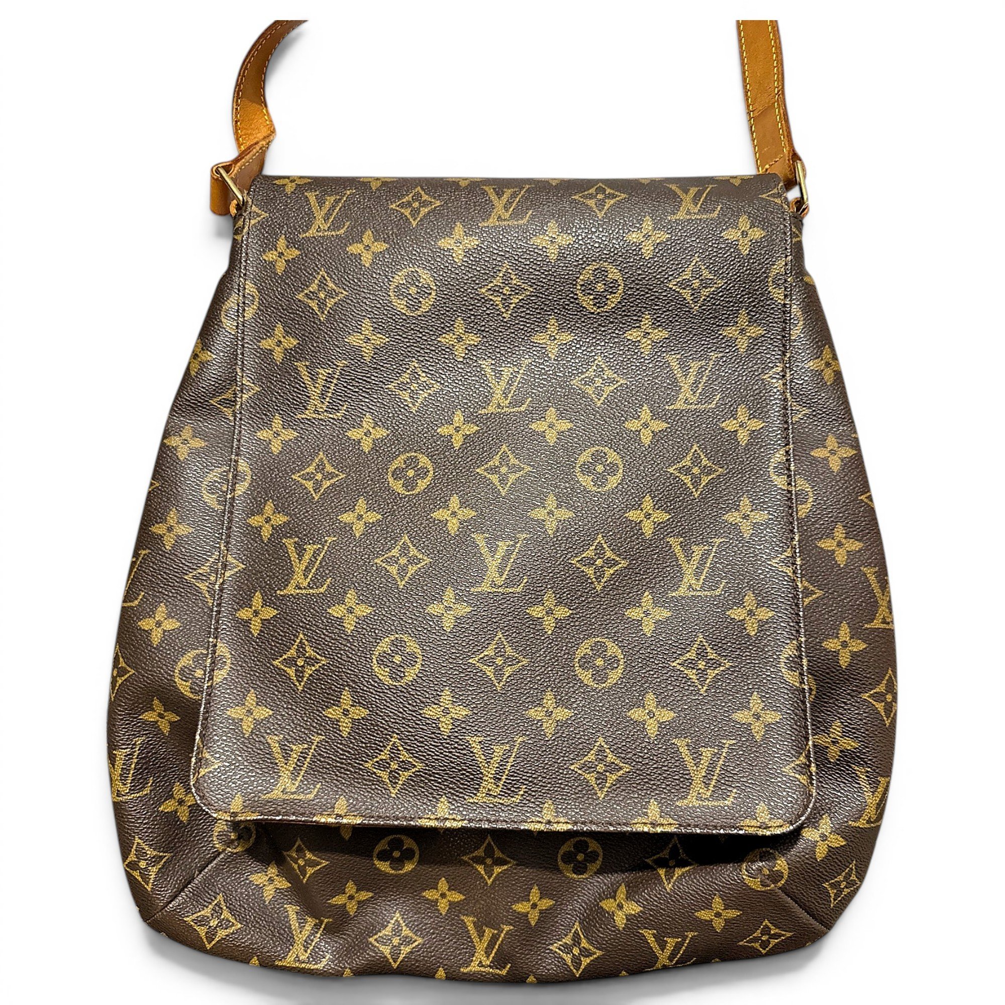 Cartouchière leather crossbody bag