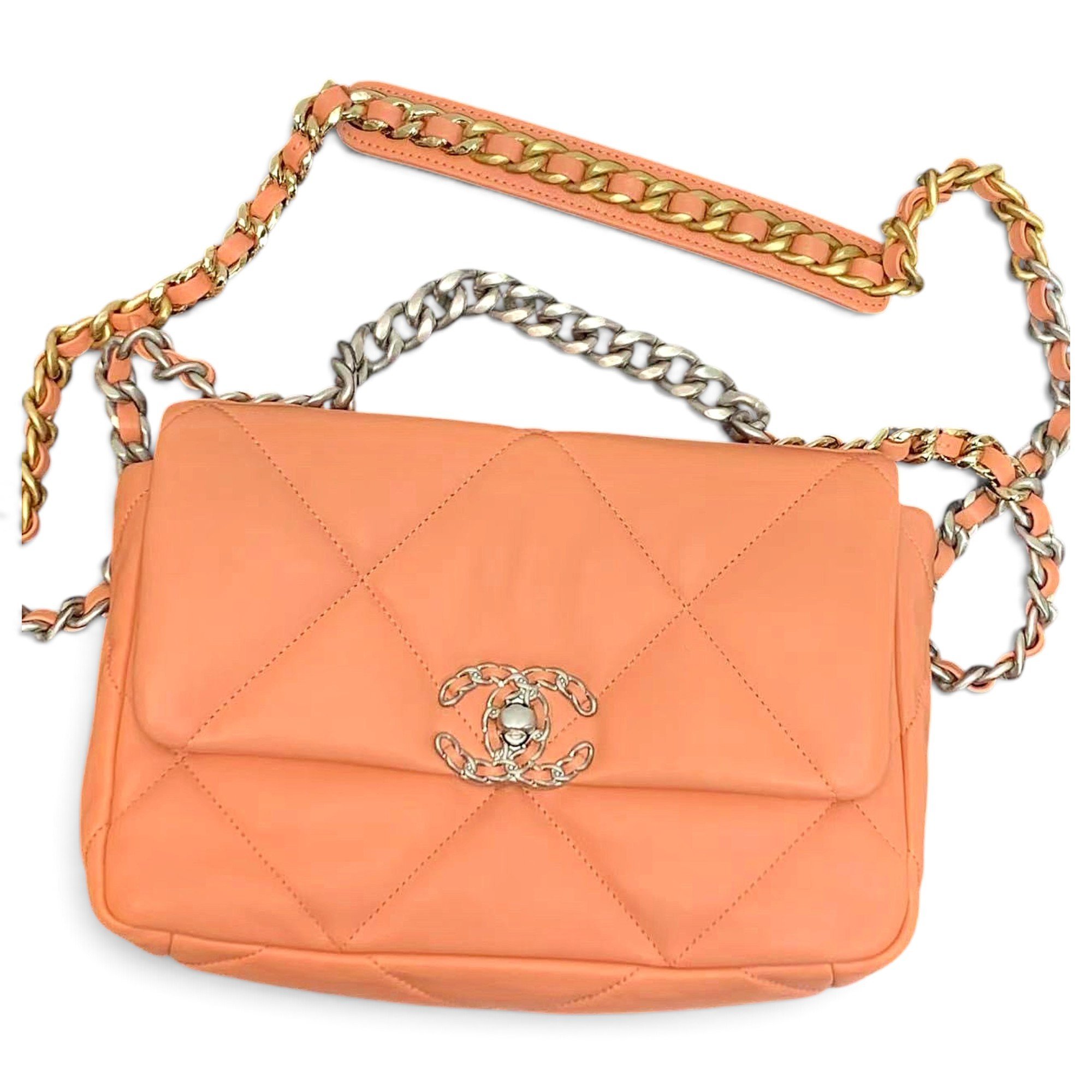 Chanel 19 leather handbag