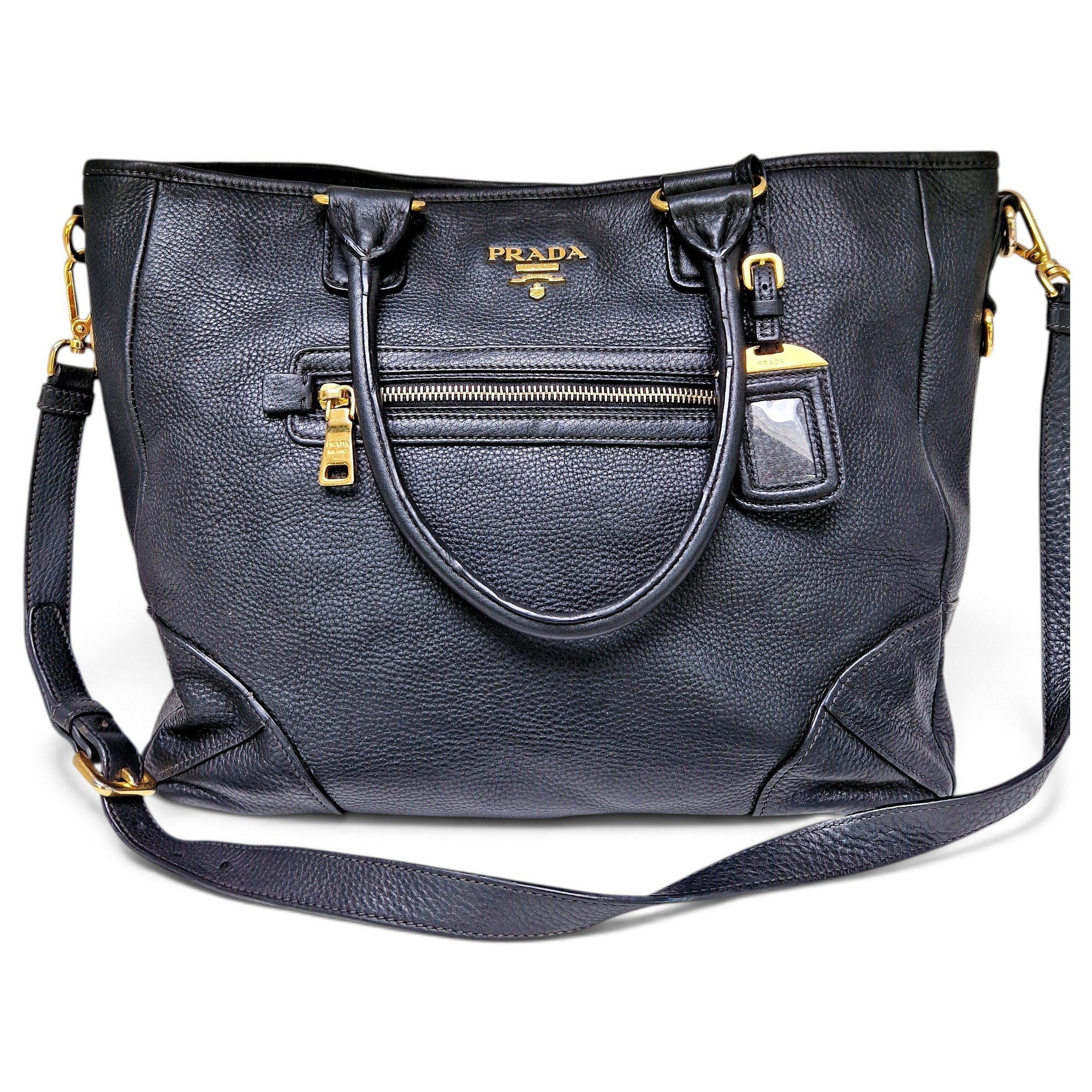 Leather tote