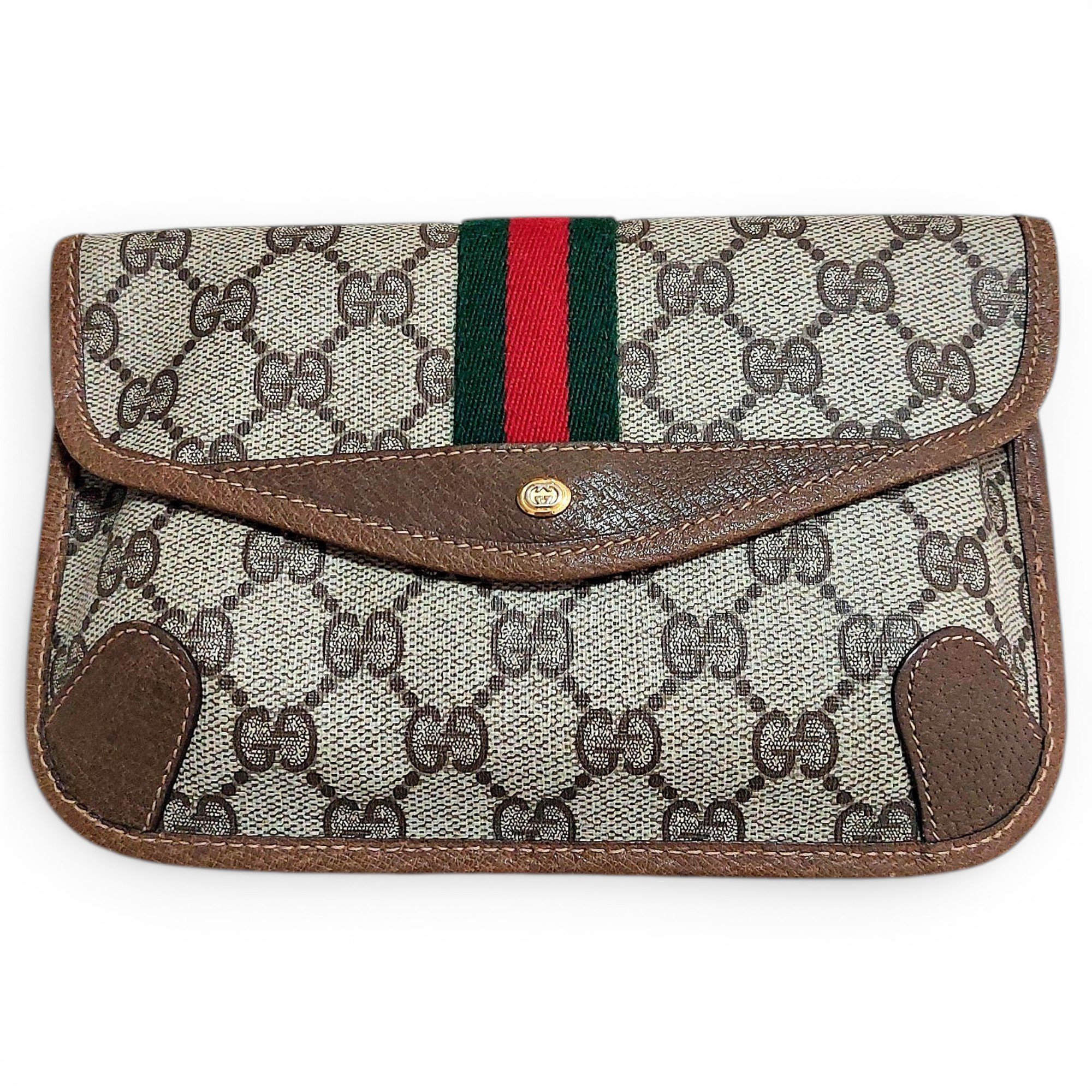 Ophidia cloth clutch bag