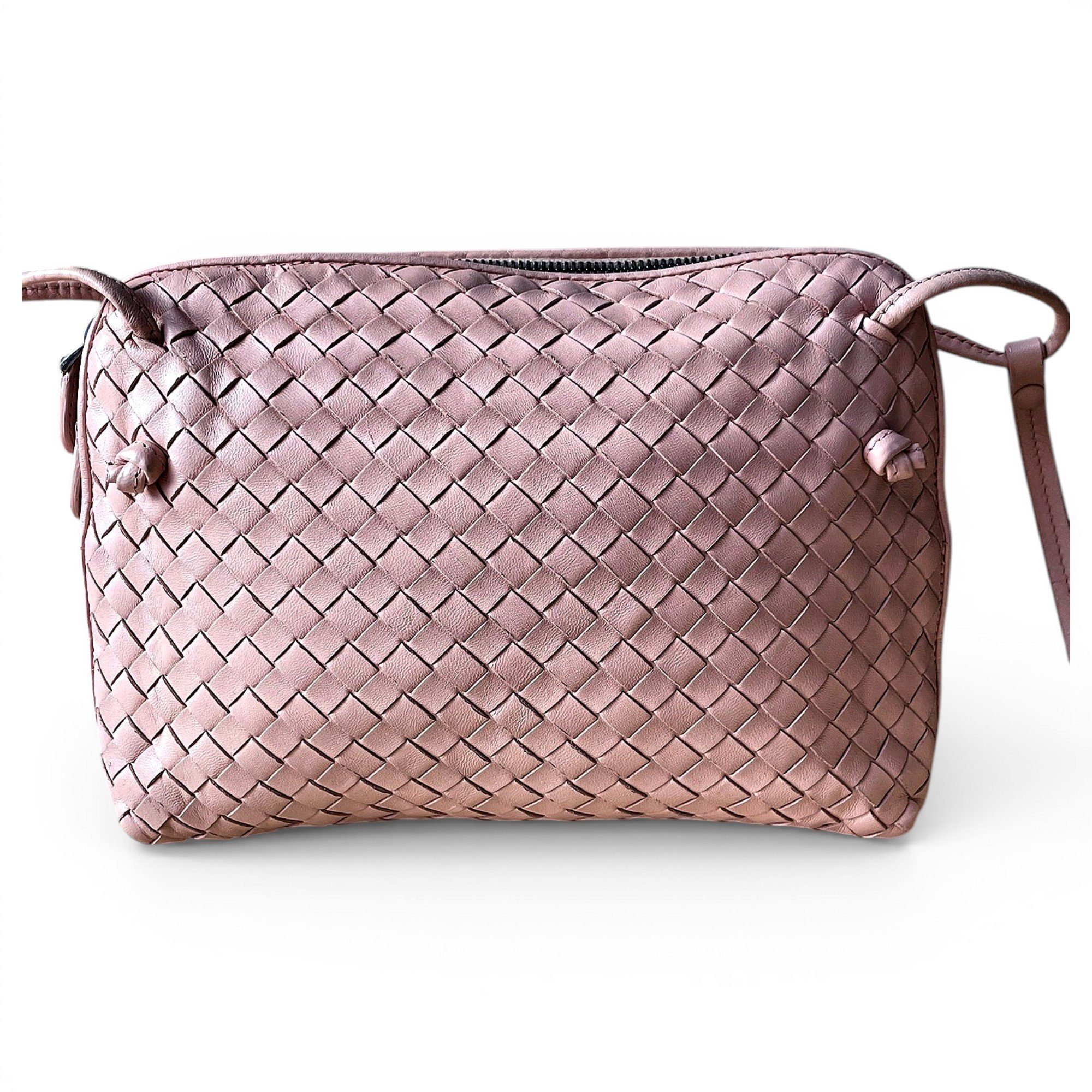 Loop leather crossbody bag