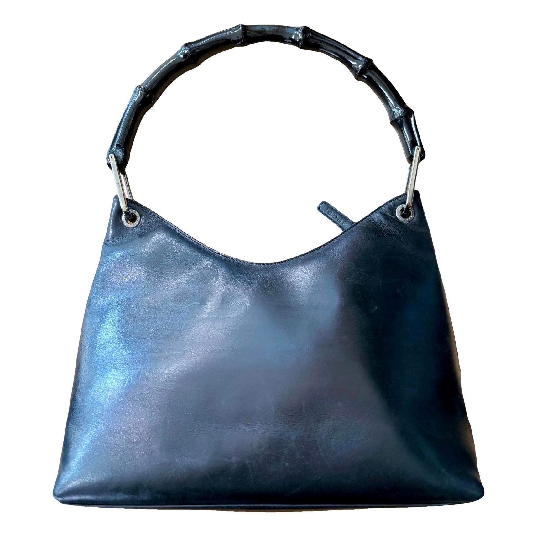 Vintage Bamboo leather handbag