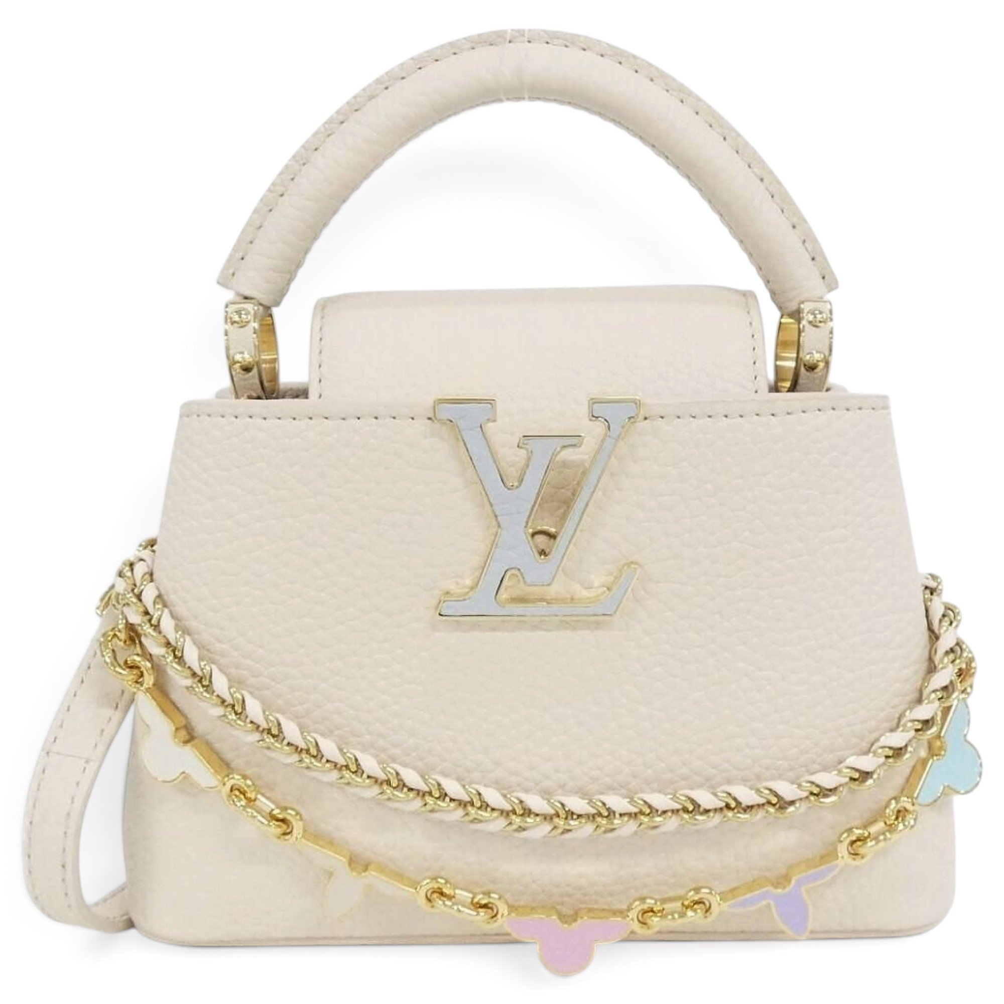 Capucines leather handbag