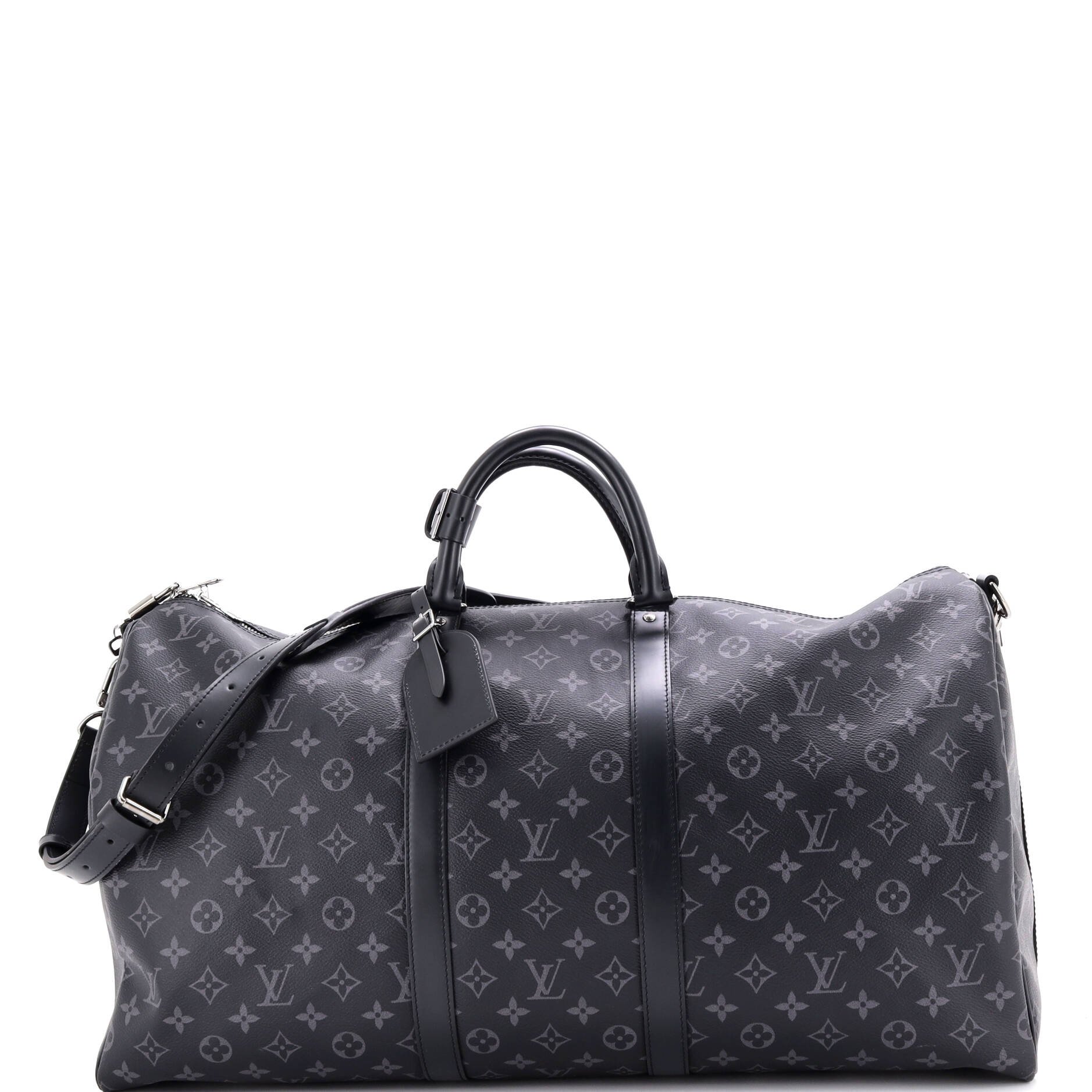 Keepall Bandouliere Bag Monogram Eclipse Canvas 55