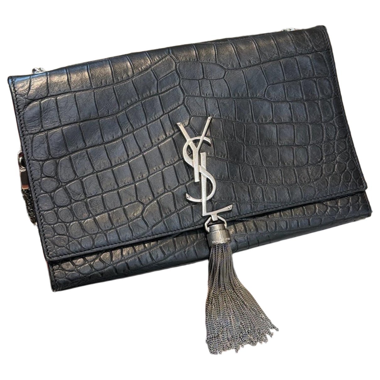 Pompom Kate leather handbag