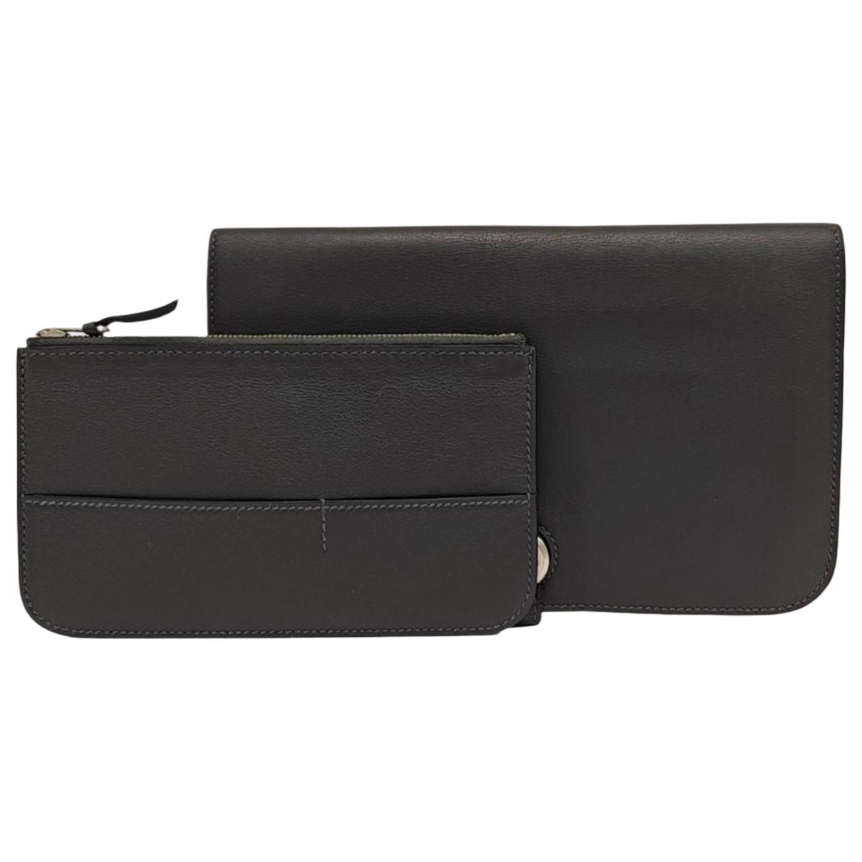 Dogon leather clutch bag