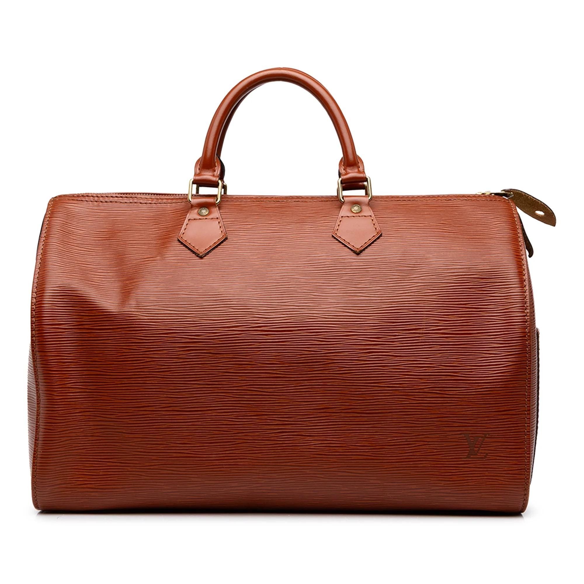 Speedy leather bag