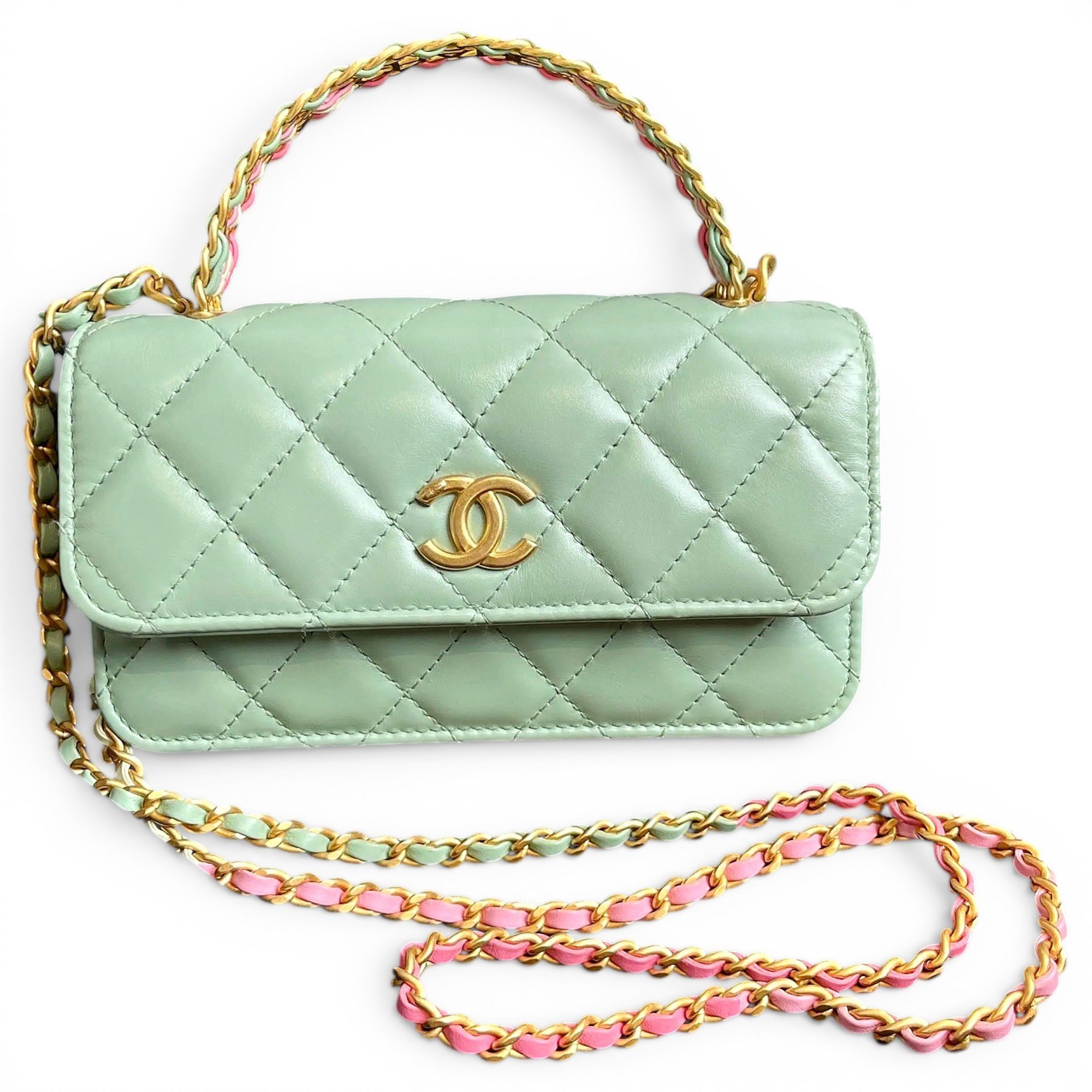 Leather handbag