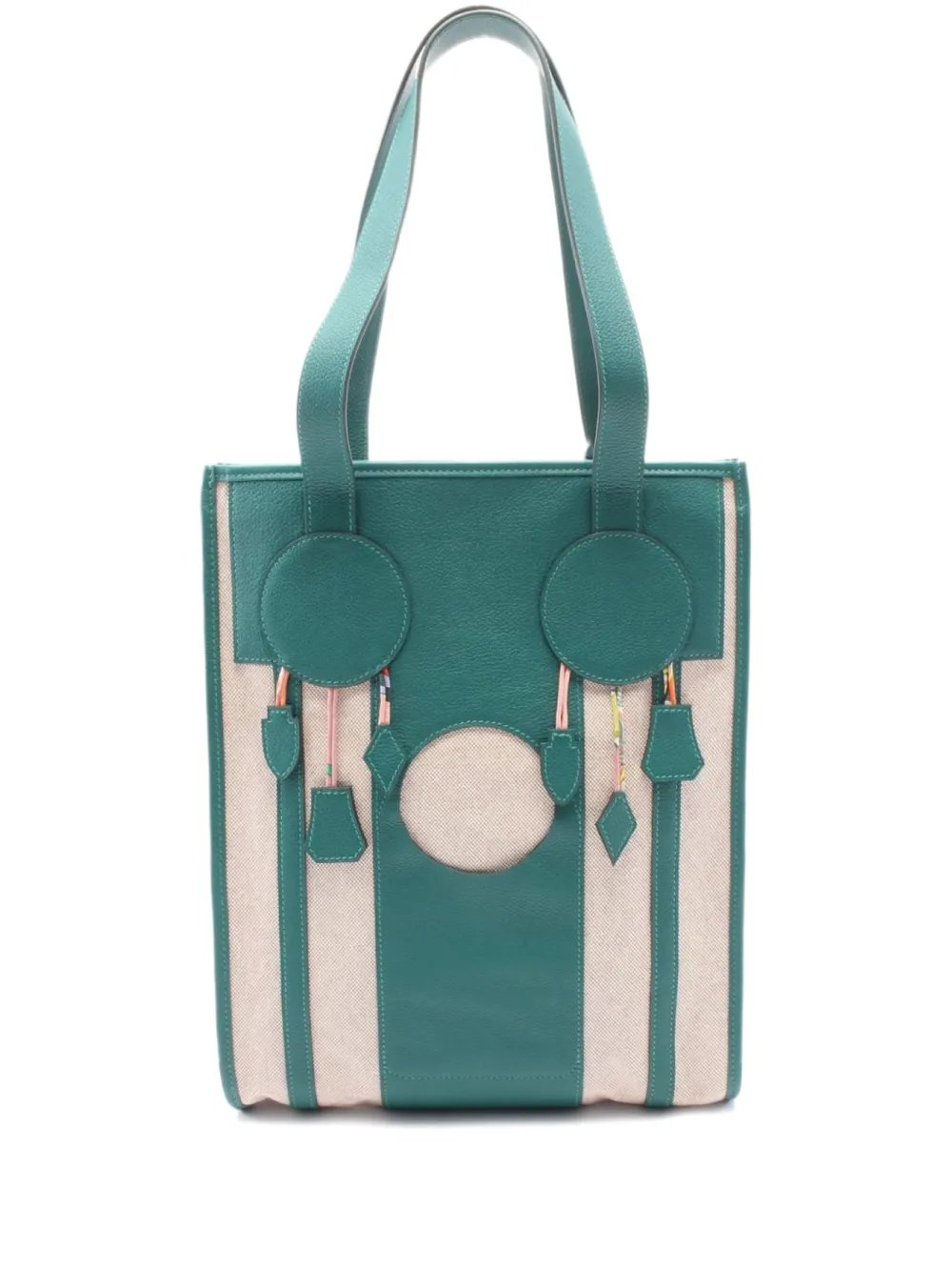 2010s Dream catcher leather tote bag