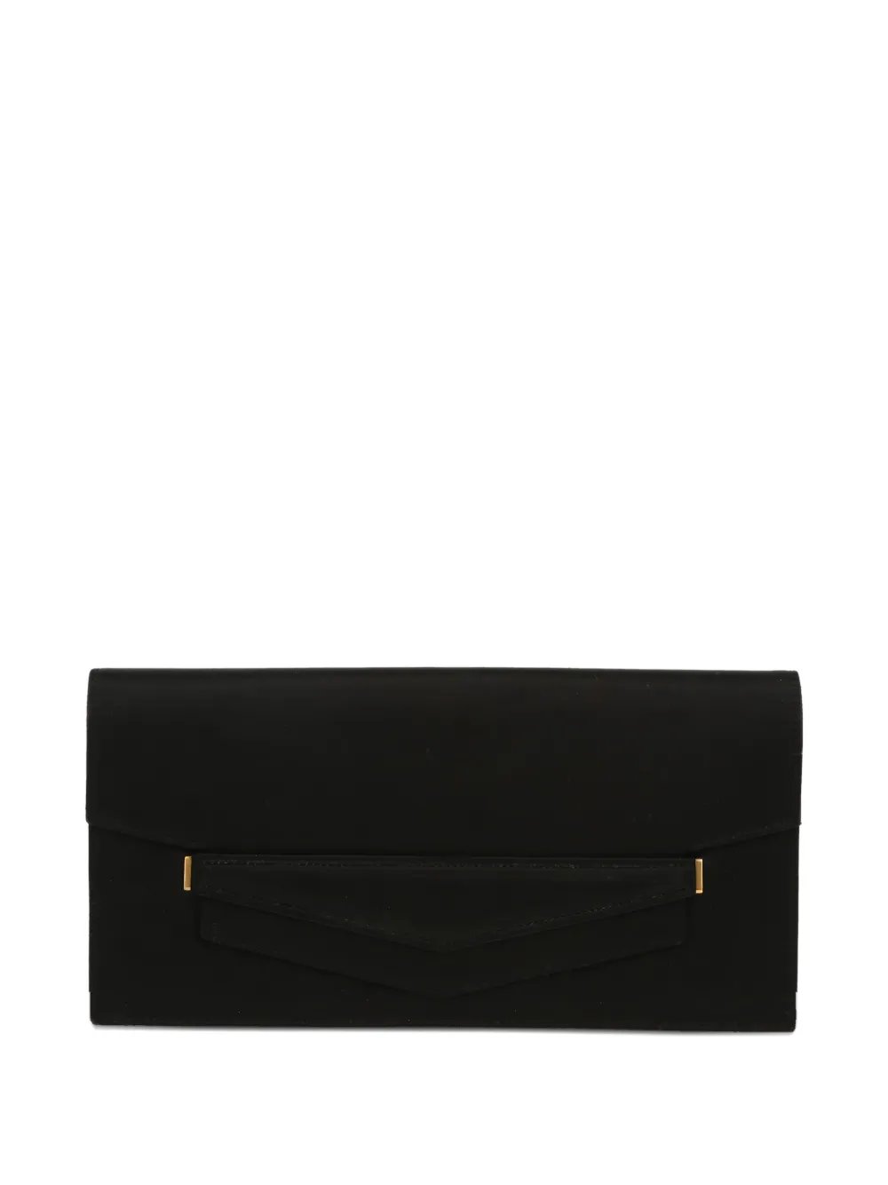1981 Faco satin flap clutch bag