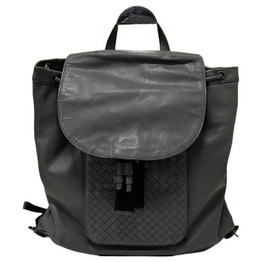 Leather backpack