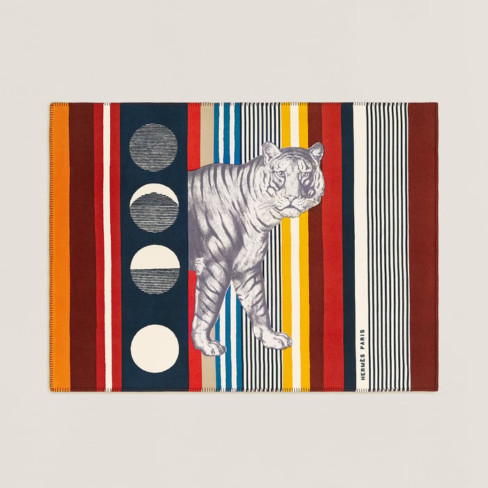 Rouge Casaque Tigre Bayadere Blanket