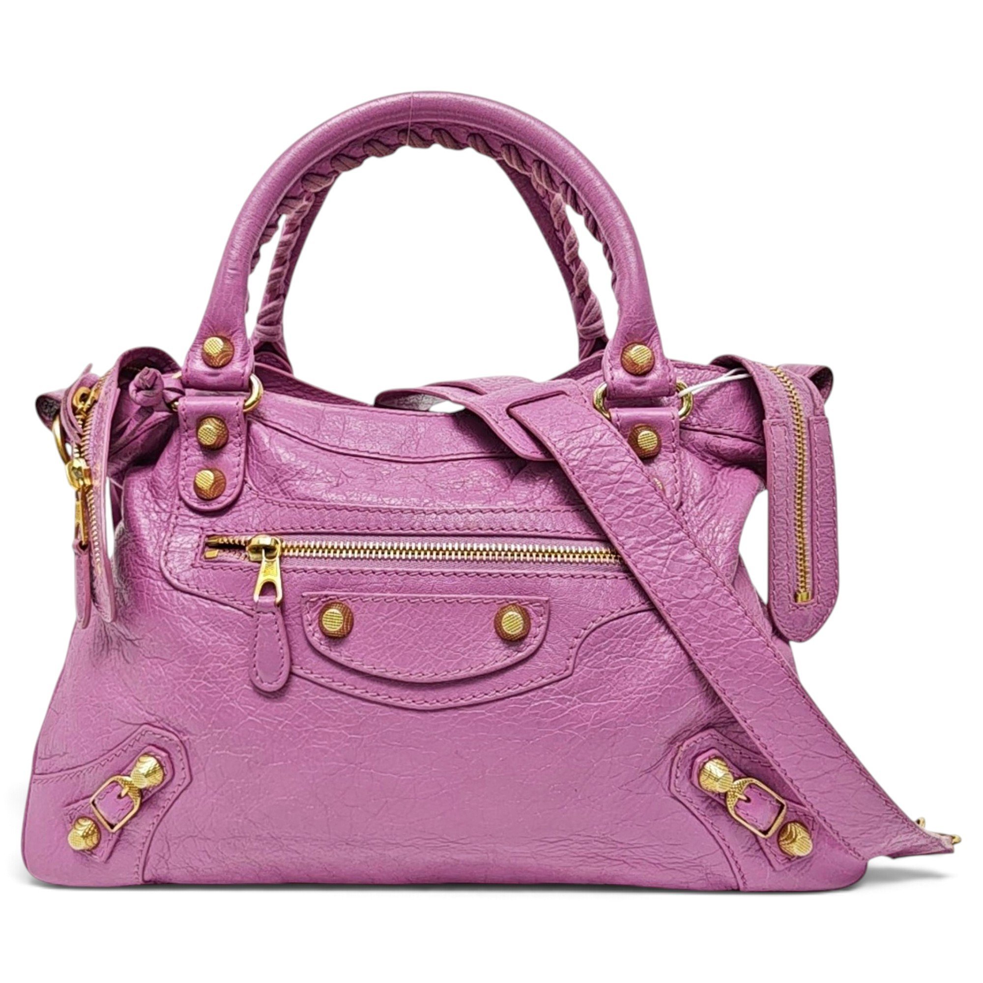 City leather crossbody bag