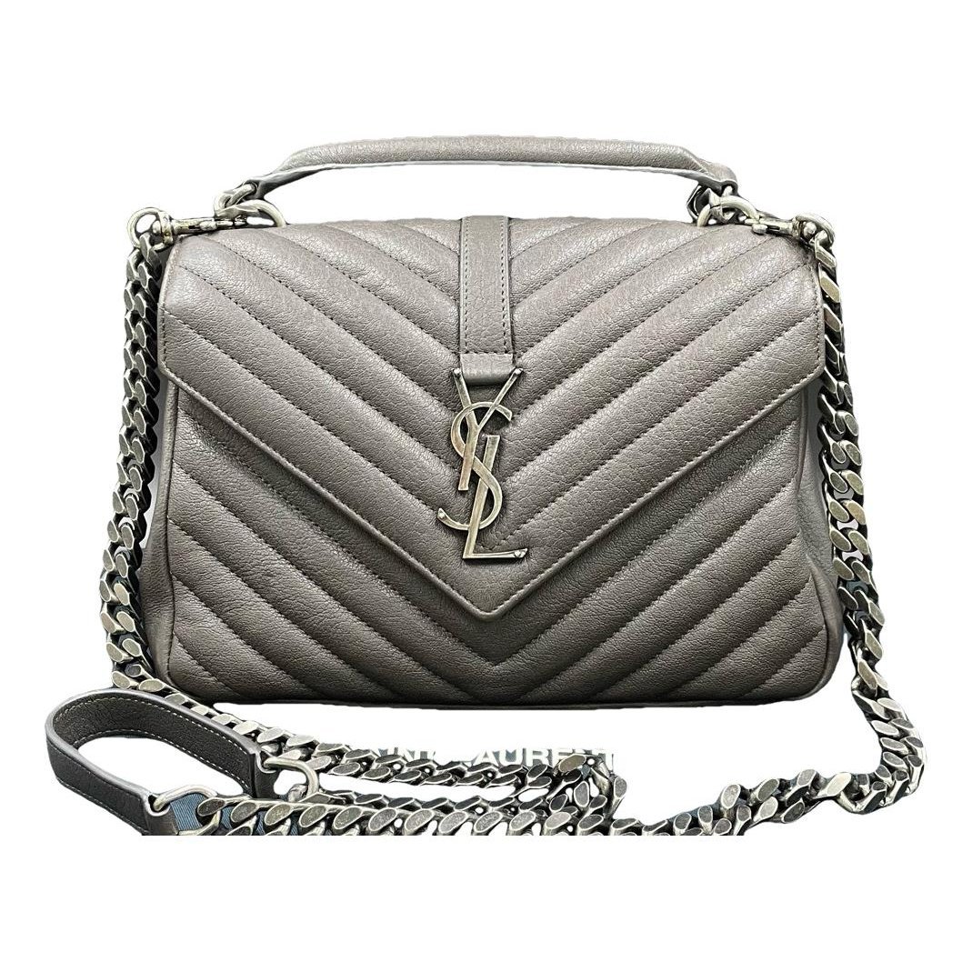 Collége monogramme leather handbag