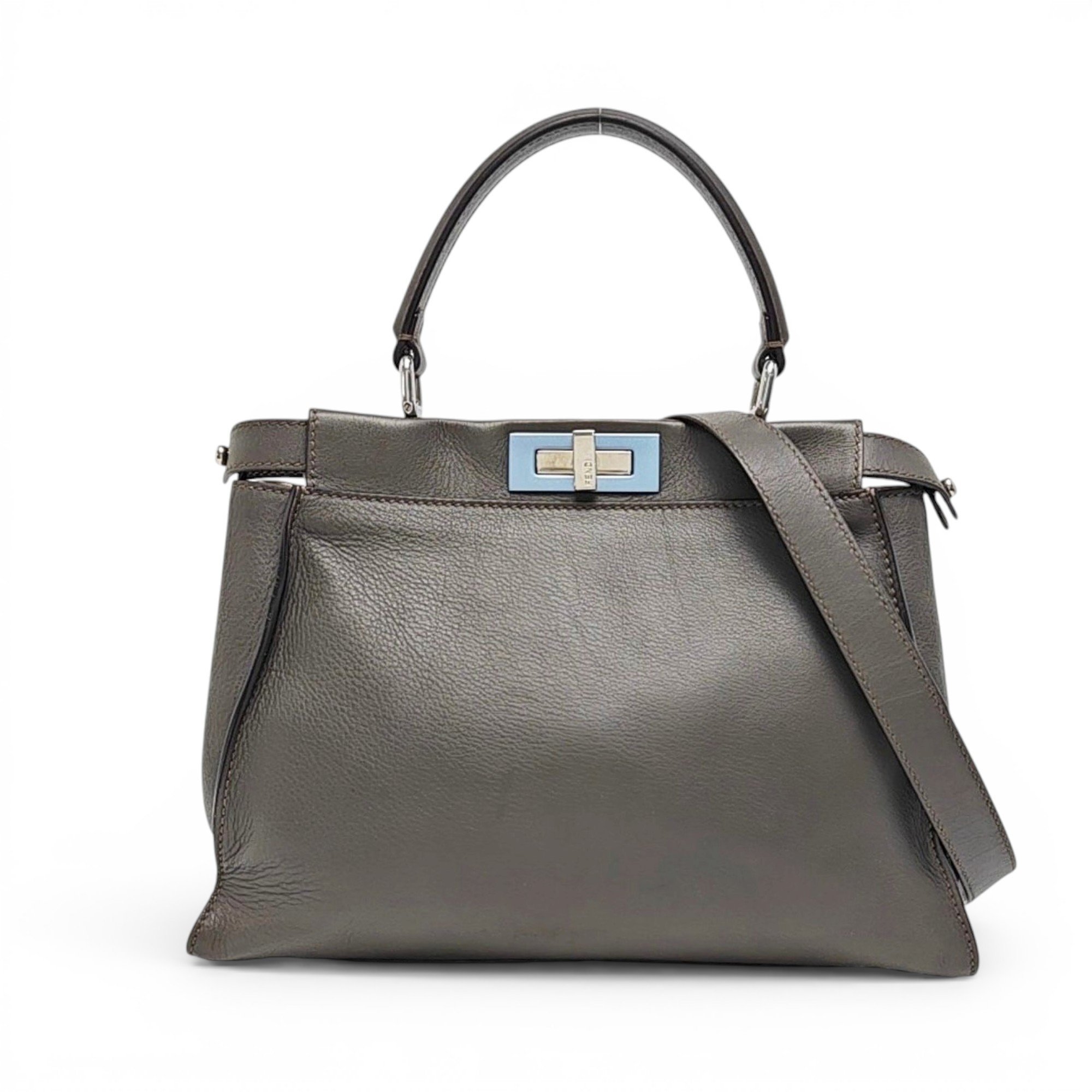 Fendi Peekaboo leather handbag