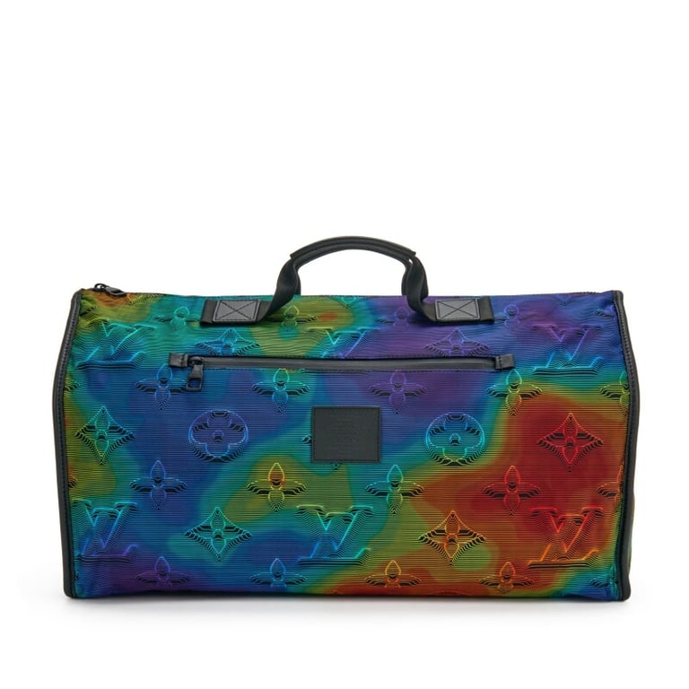 Louis Vuitton Virgil Abloh Multicolor Monogram 3D Nylon 2054 Reversible Keepall Bandoulière 50, 2019