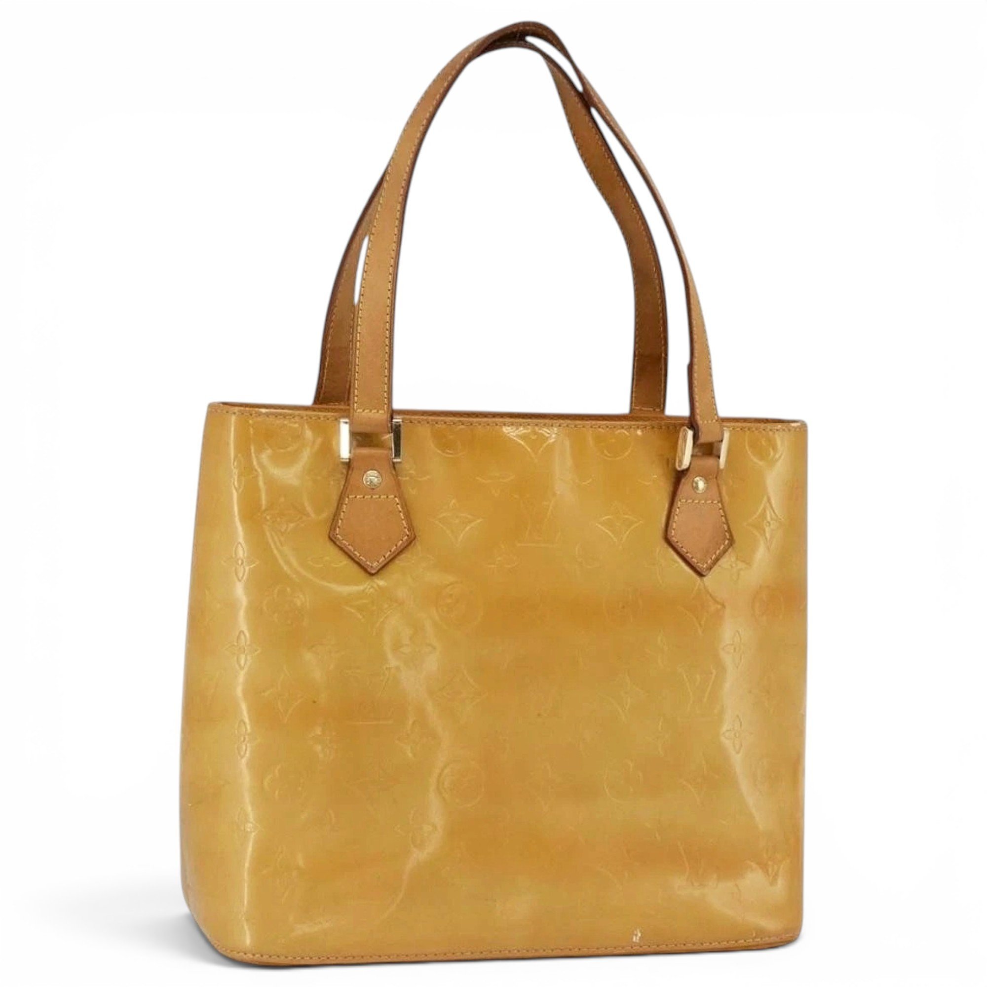 Houston patent leather handbag