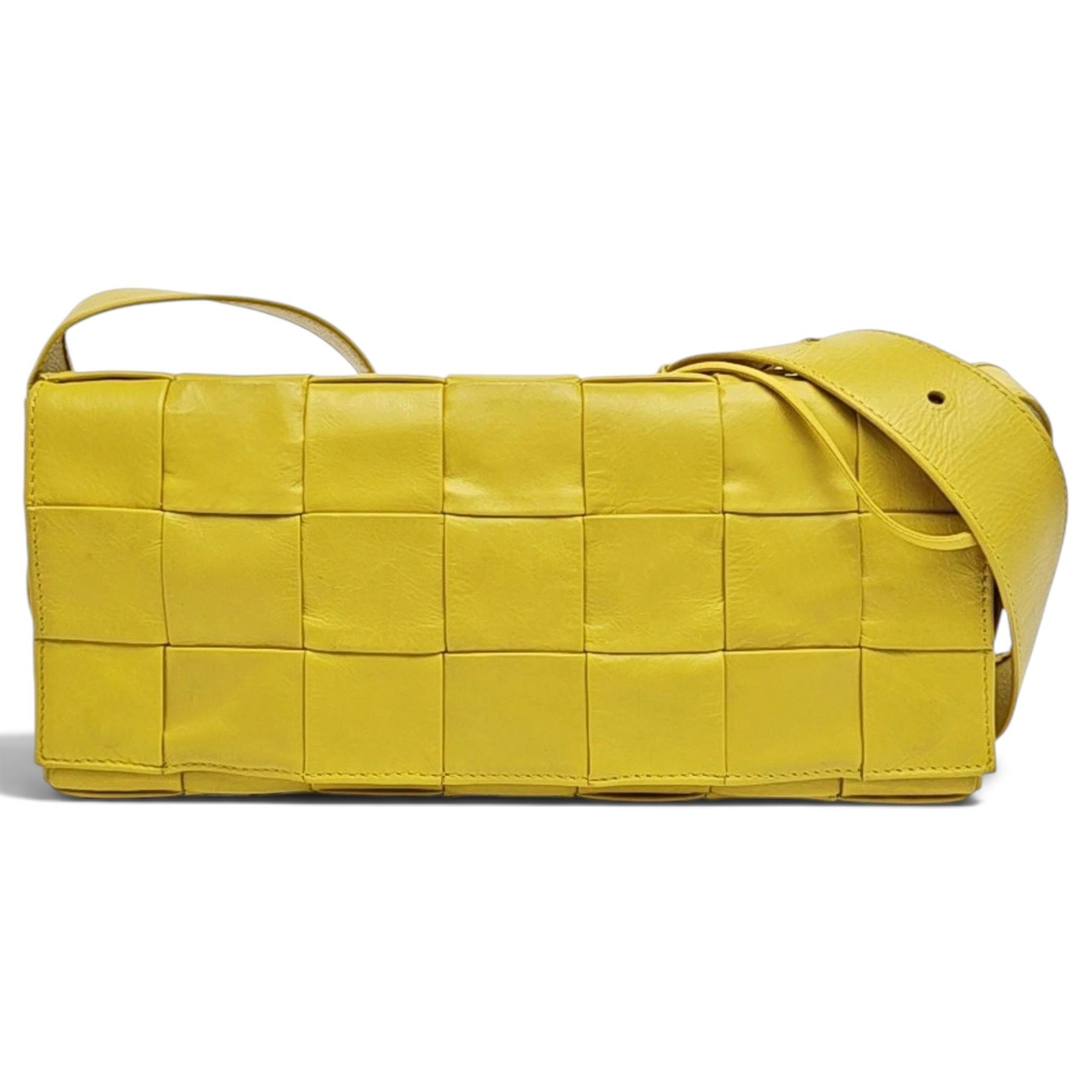 Brick Cassette leather handbag