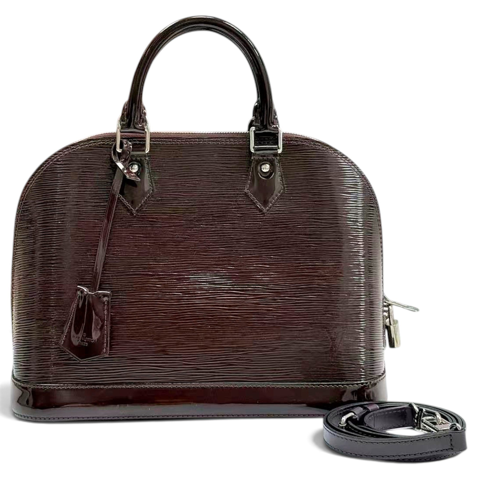 Alma patent leather handbag