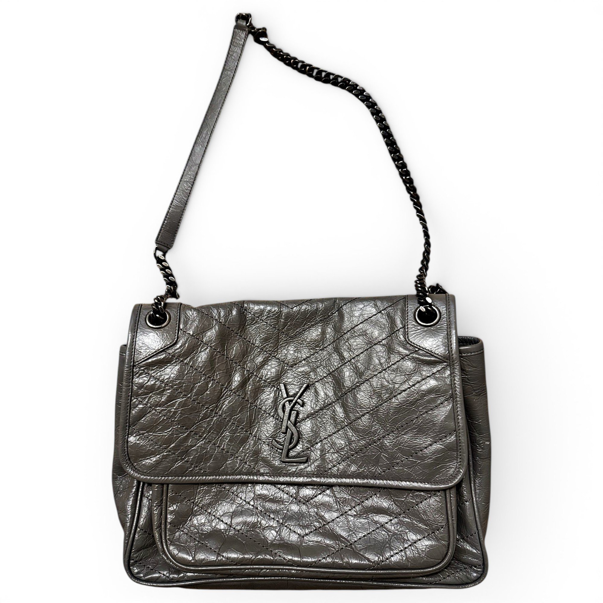 Niki leather crossbody bag