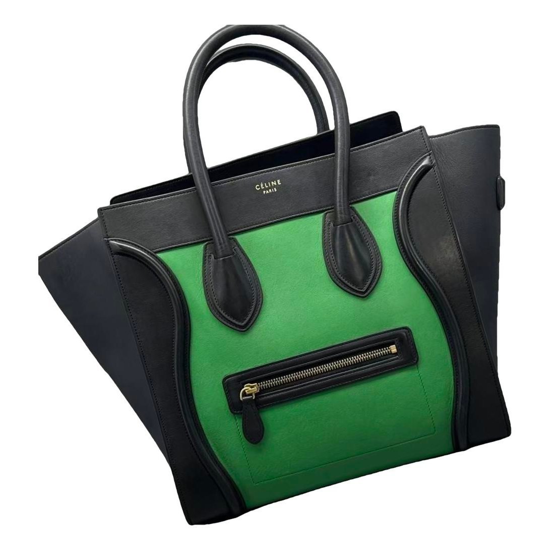 Luggage leather handbag
