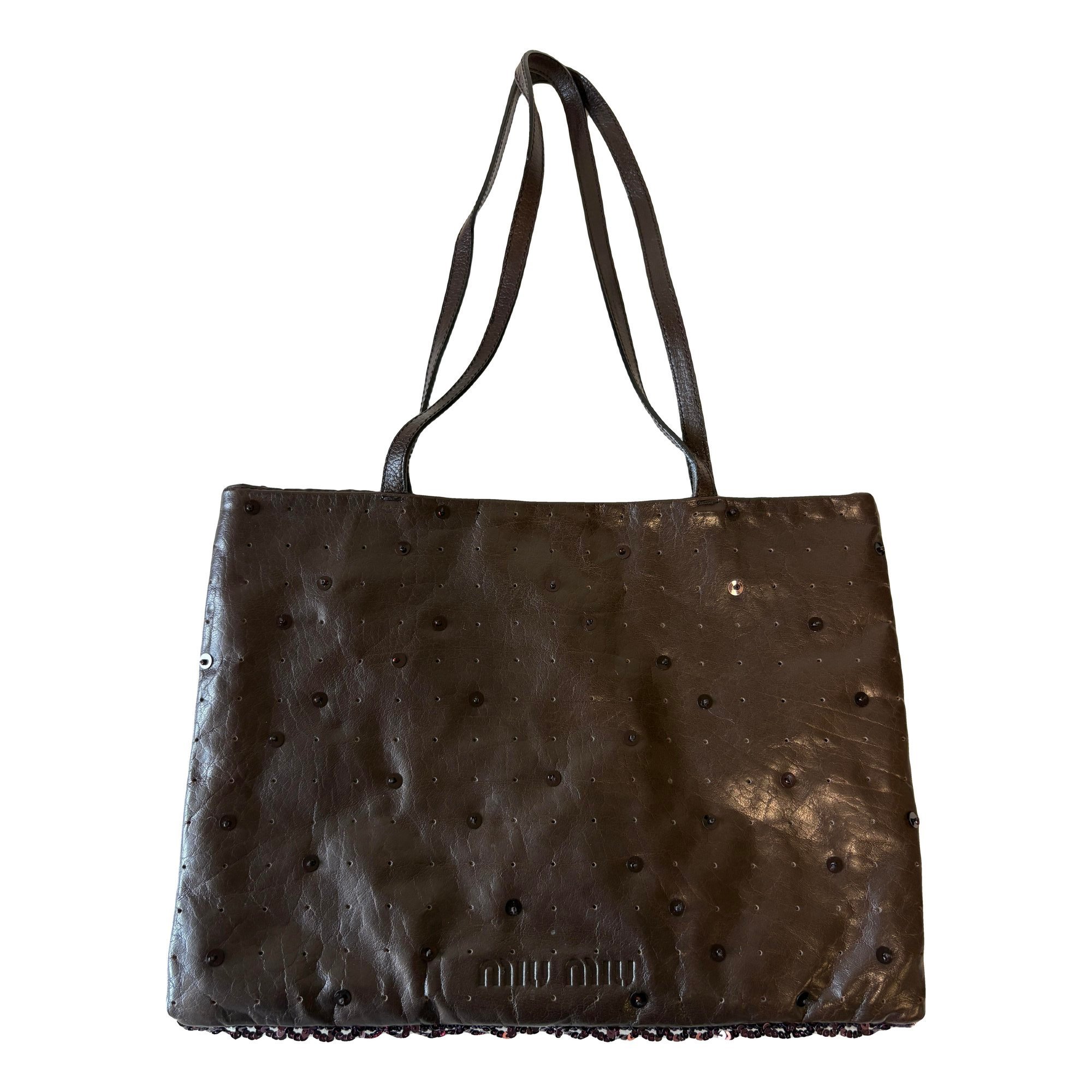 Leather handbag