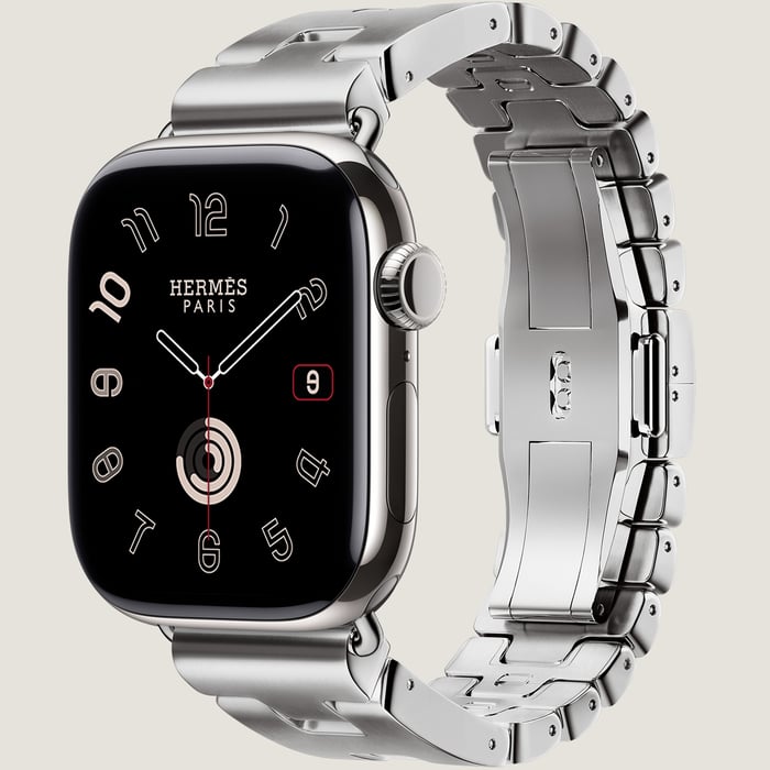 グレー Apple Watch Hermès シンプルトゥール 《グランh》 42 MM