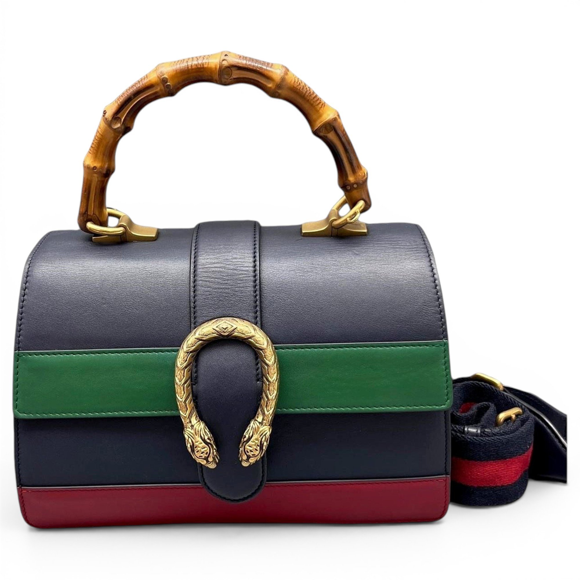Dionysus Bamboo leather handbag