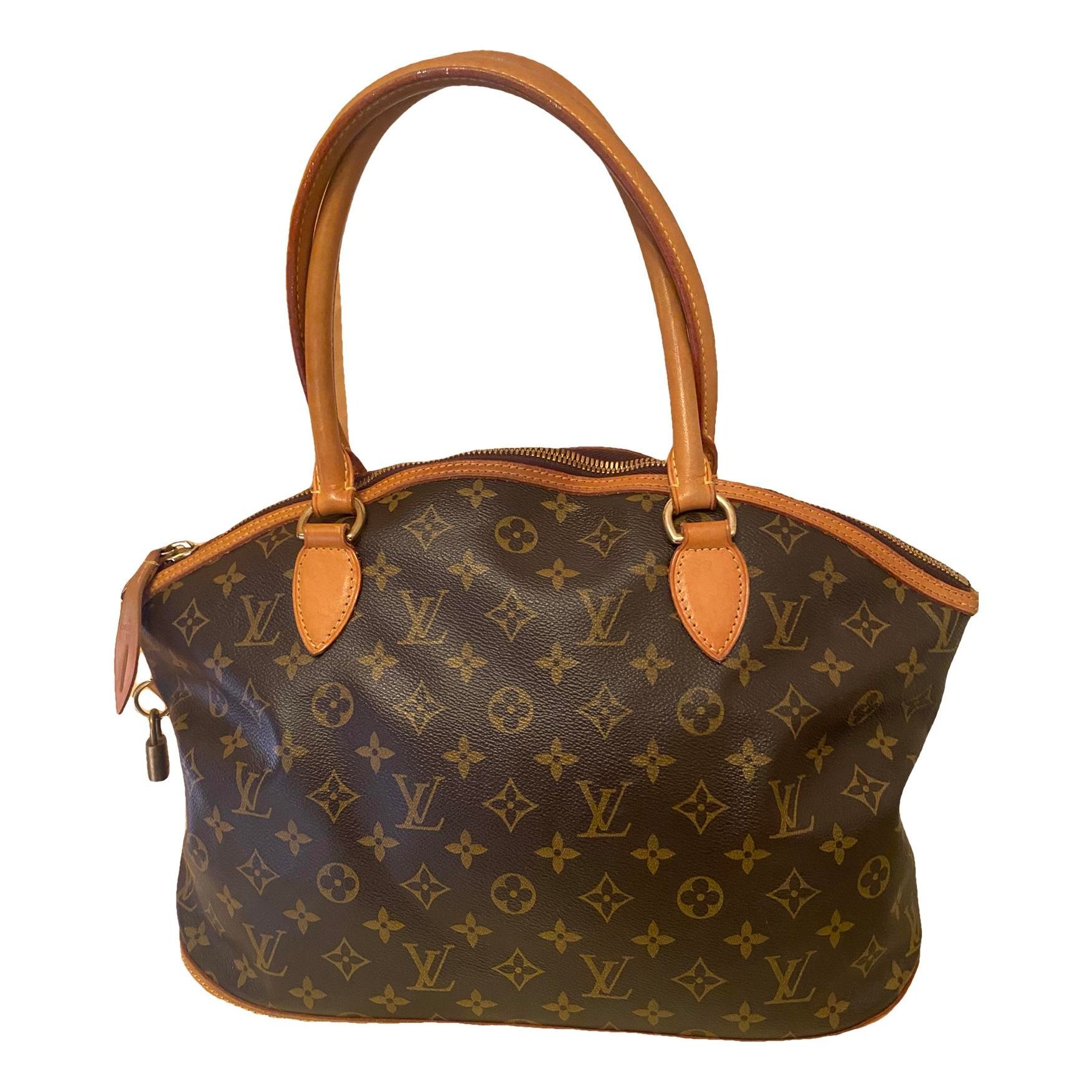 Lockit leather handbag