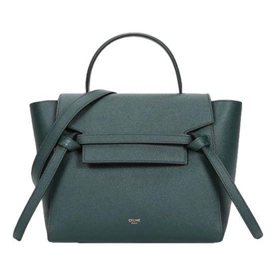 Belt leather handbag