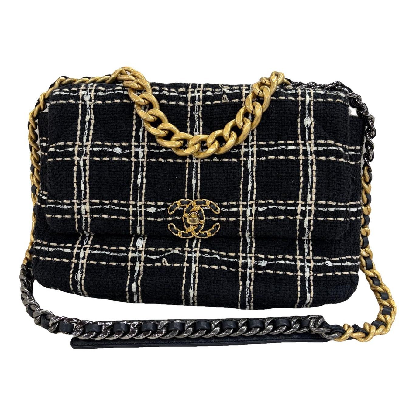 Chanel 19 cashmere handbag