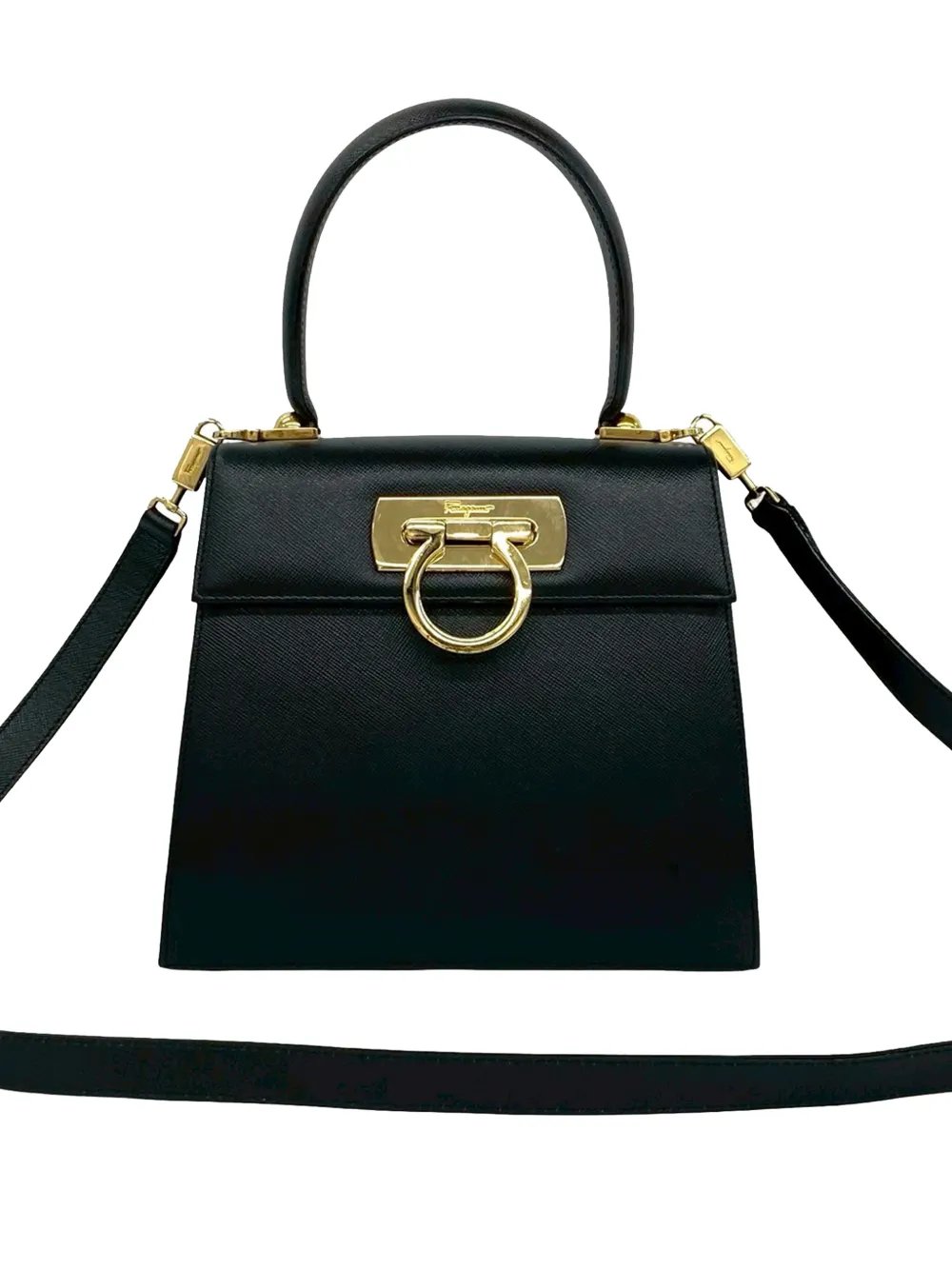 Ferragamo 2010-2026 Leather Gancini satchel