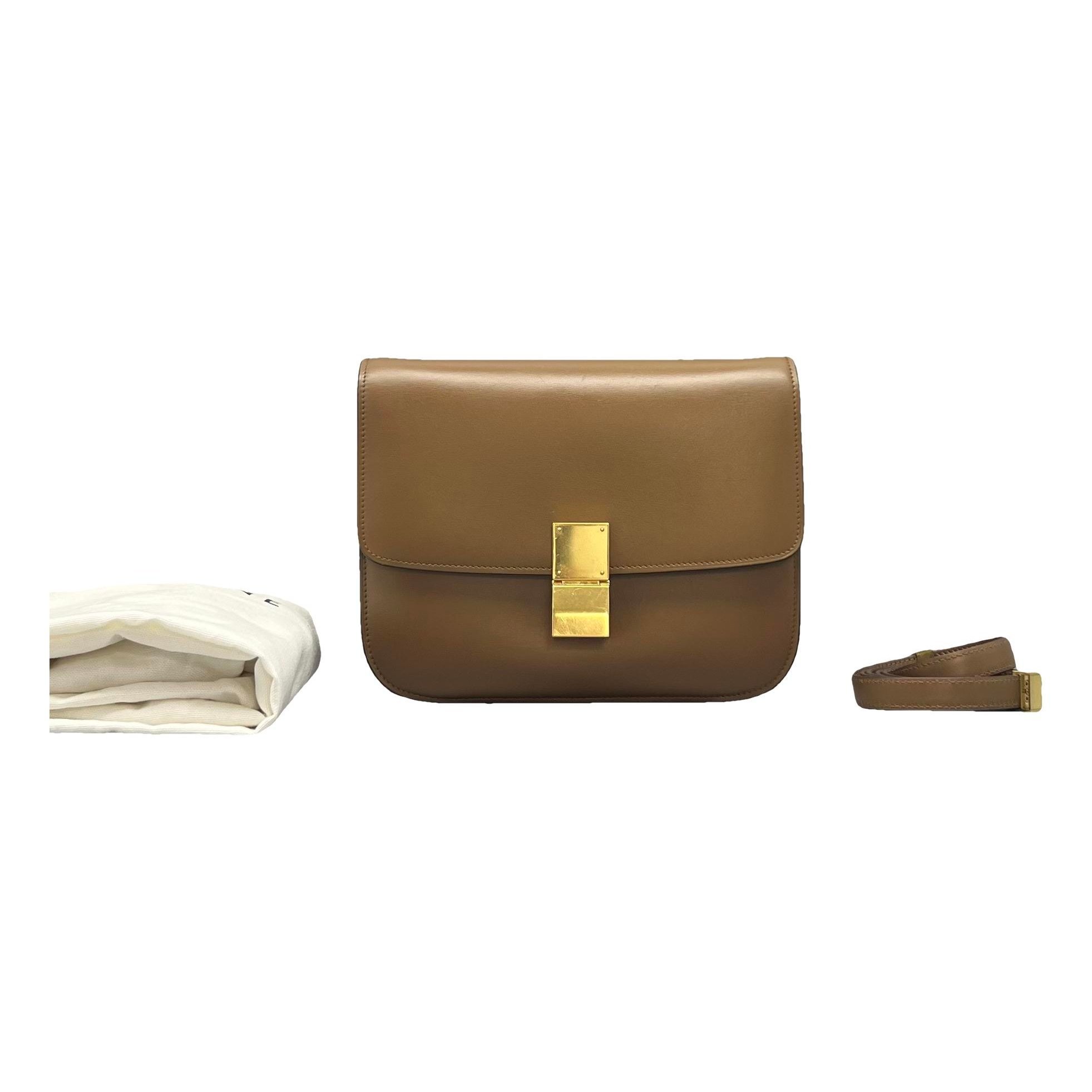 Classic leather crossbody bag