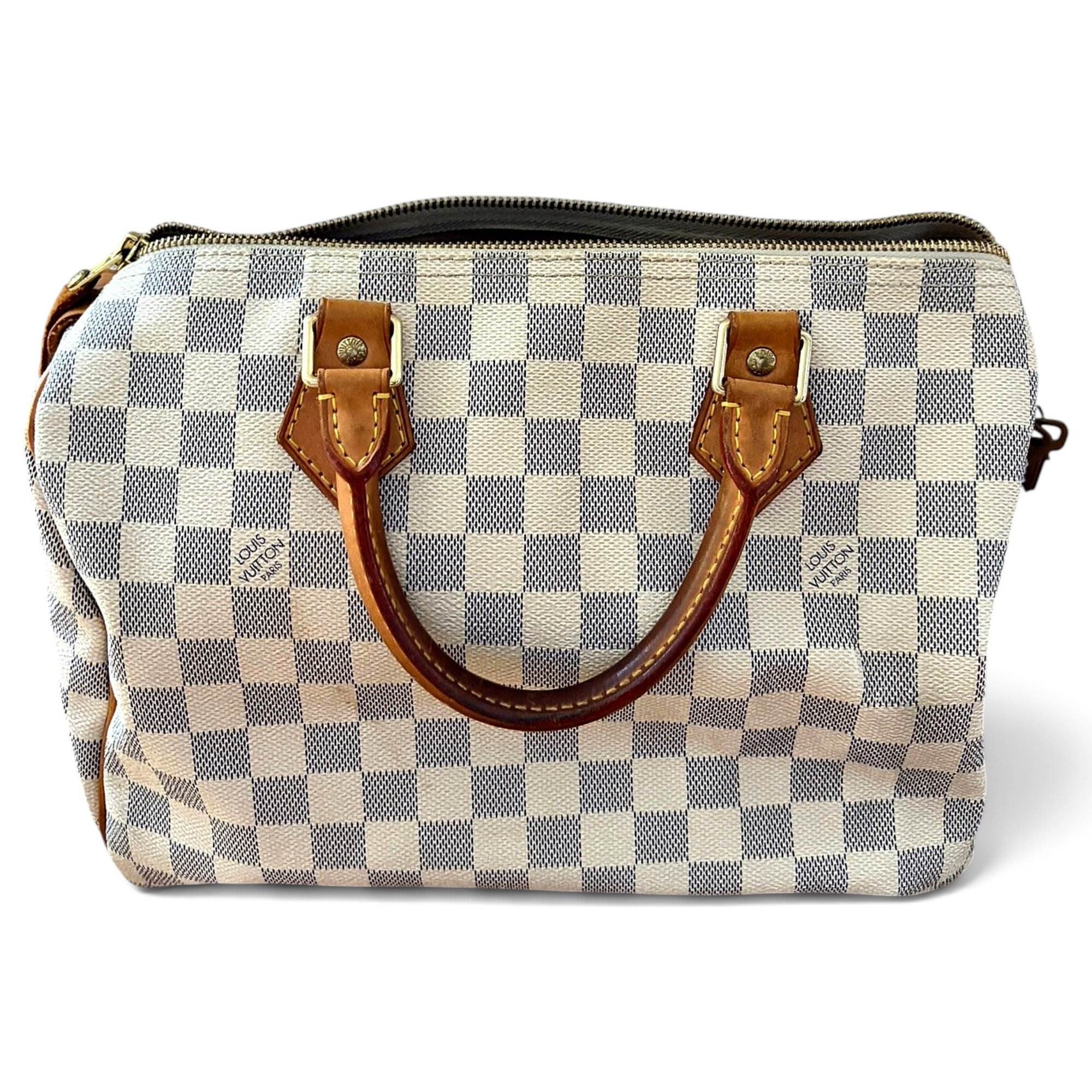 Speedy leather handbag