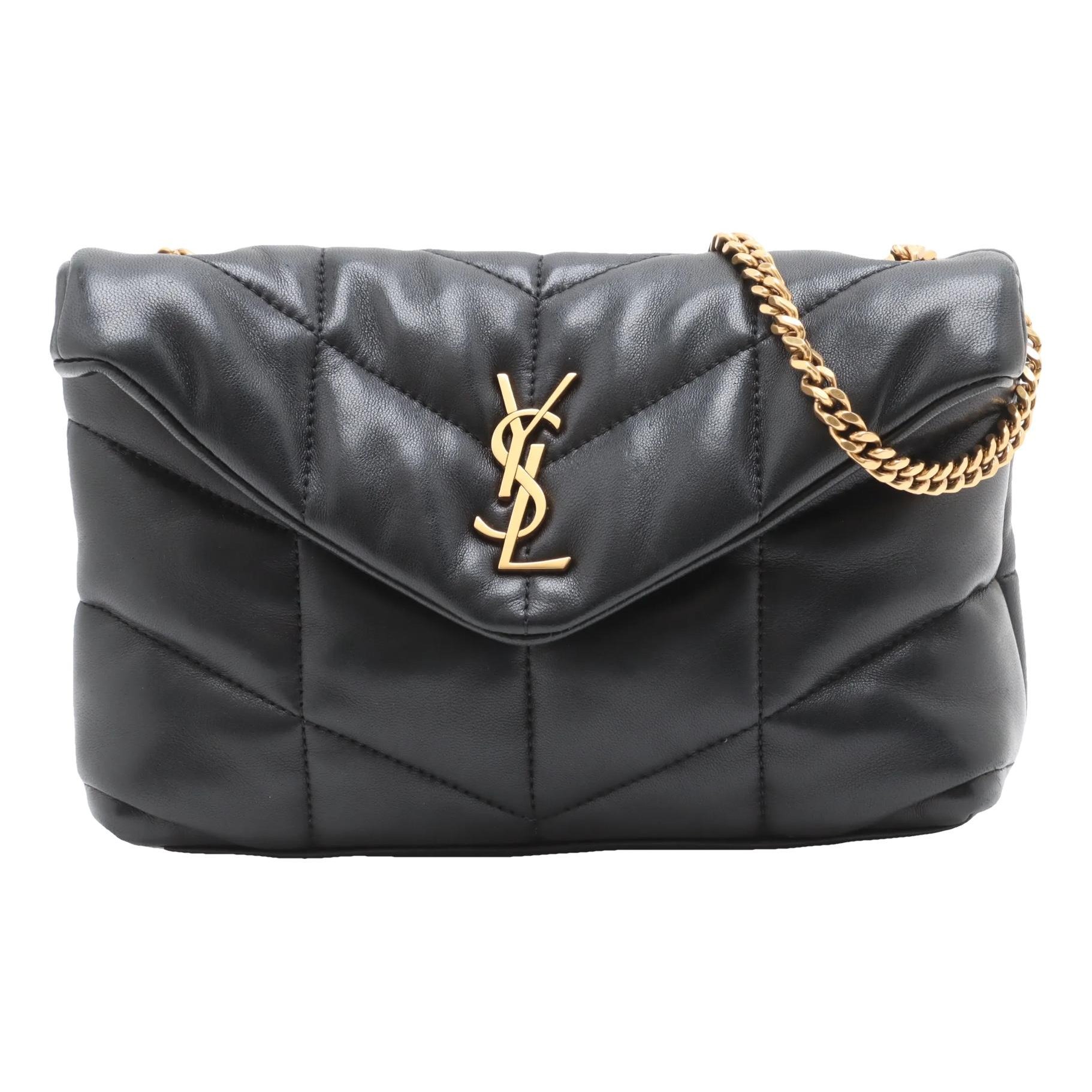 Loulou Puffer leather crossbody bag