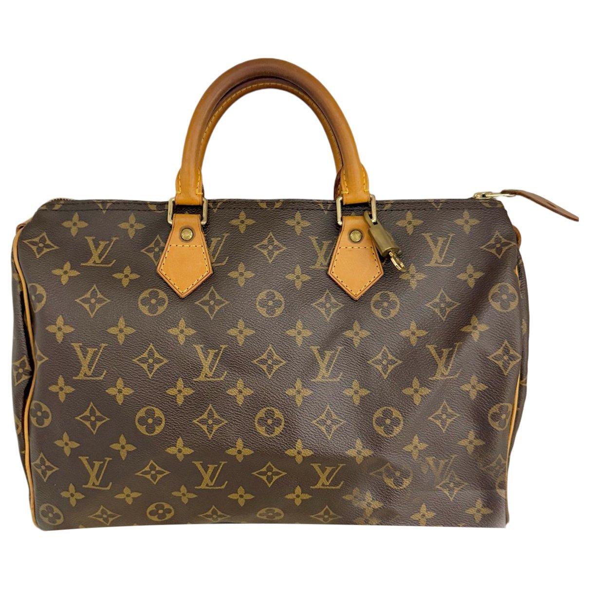 Speedy leather handbag