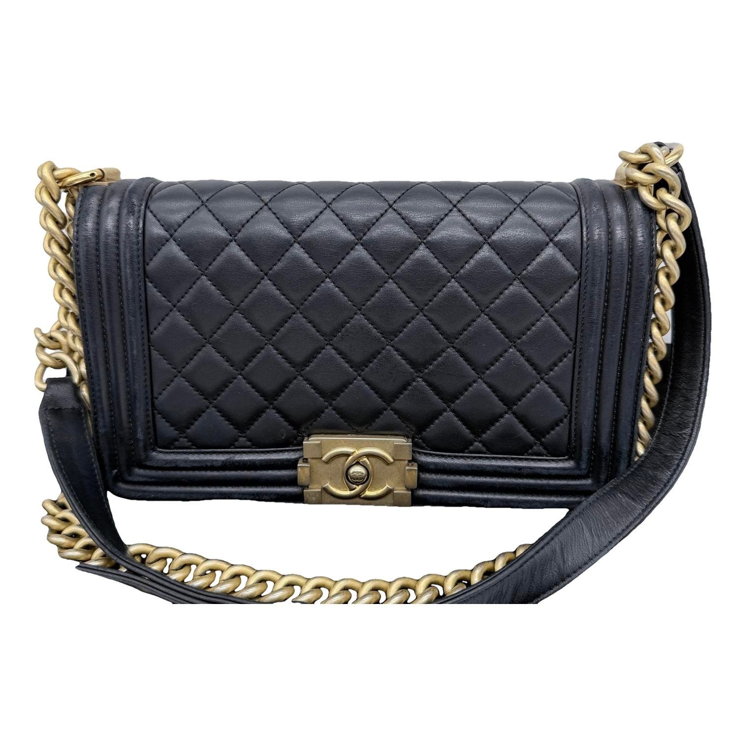 Boy leather crossbody bag