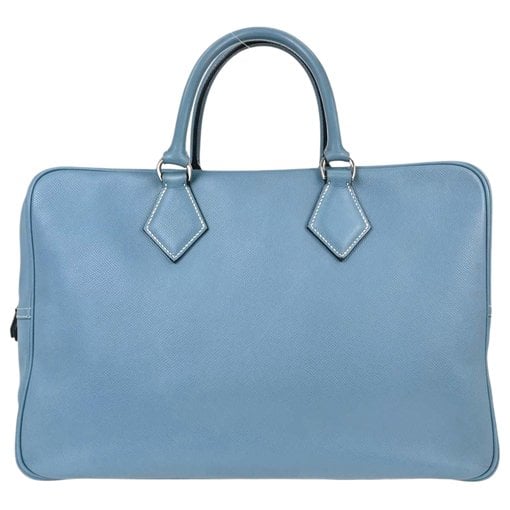 Plume leather handbag